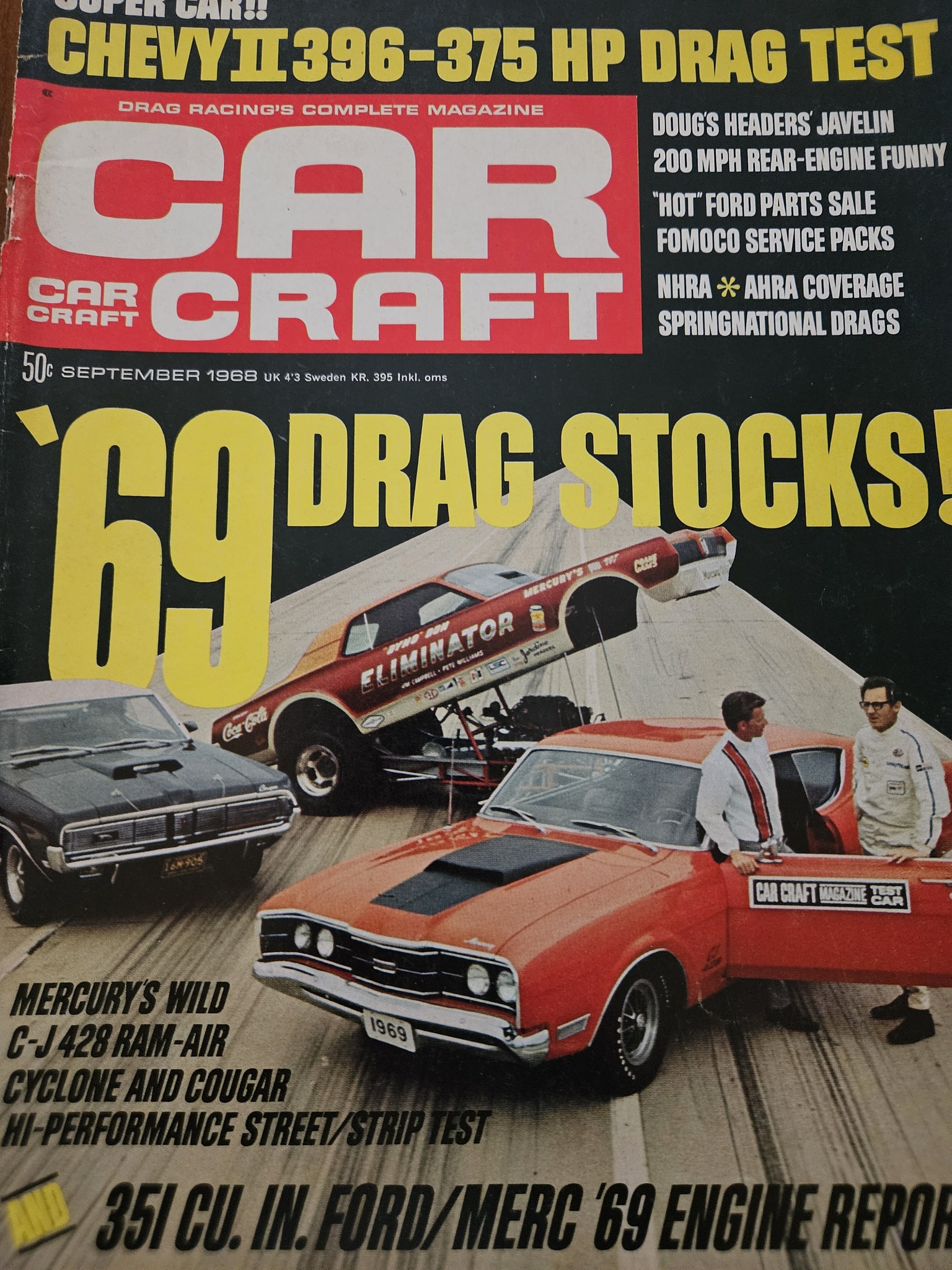 Blast from the Past Drag Racing | CAR CRAFT 9/68 >>>>> | Facebook