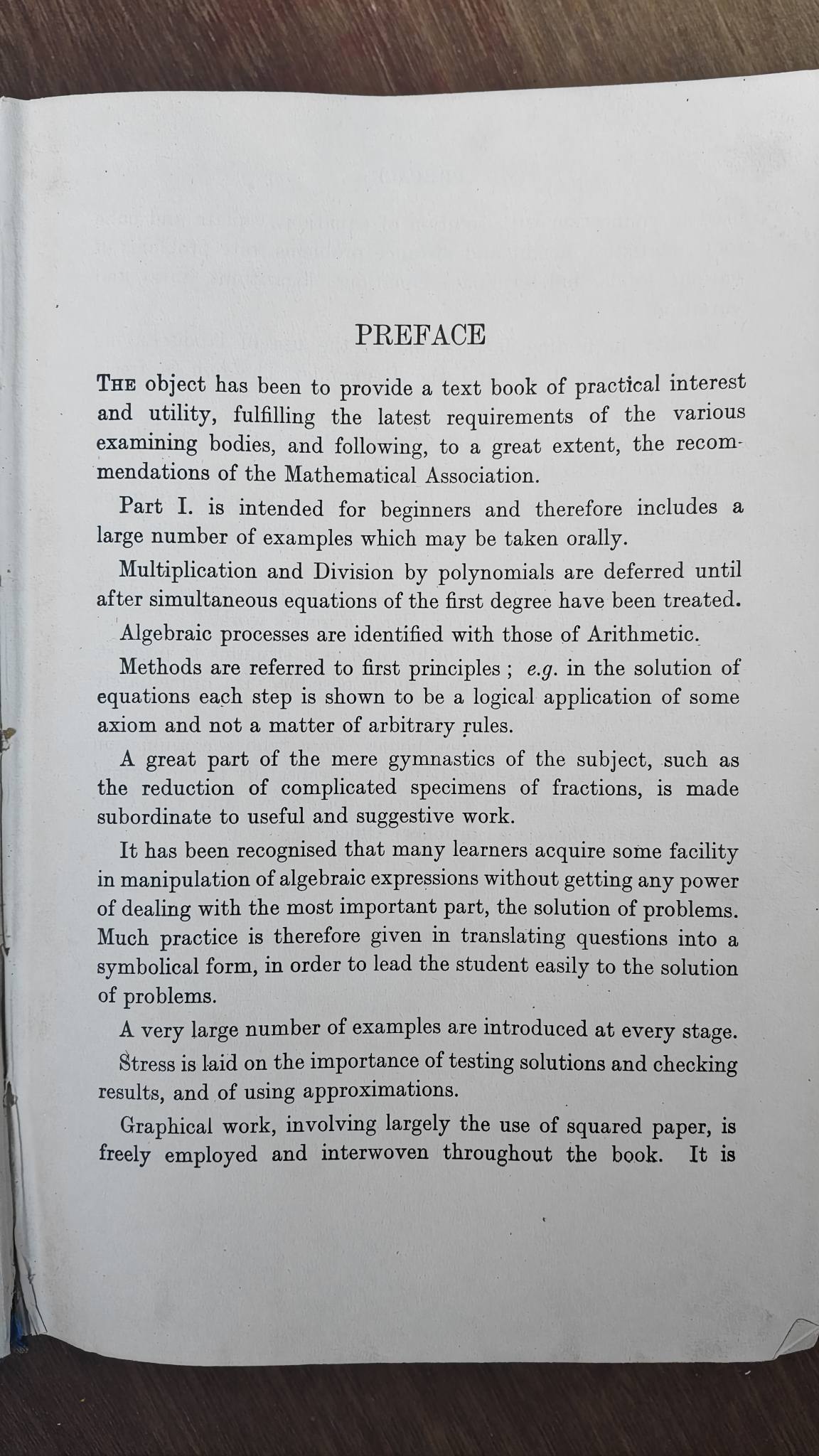 Elementary algebra book for sale