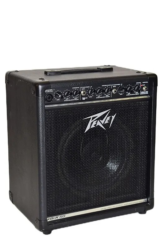 What type of speaker is in the Peavey KB-300 keyboard amp?