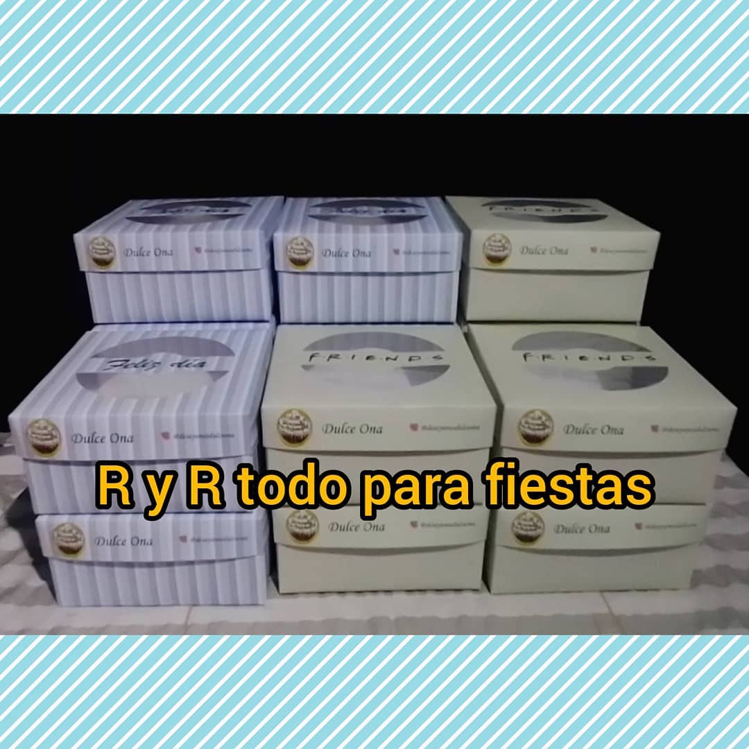 15 cajas de 20x20x10cm con visor... - R y R Todo para fiestas