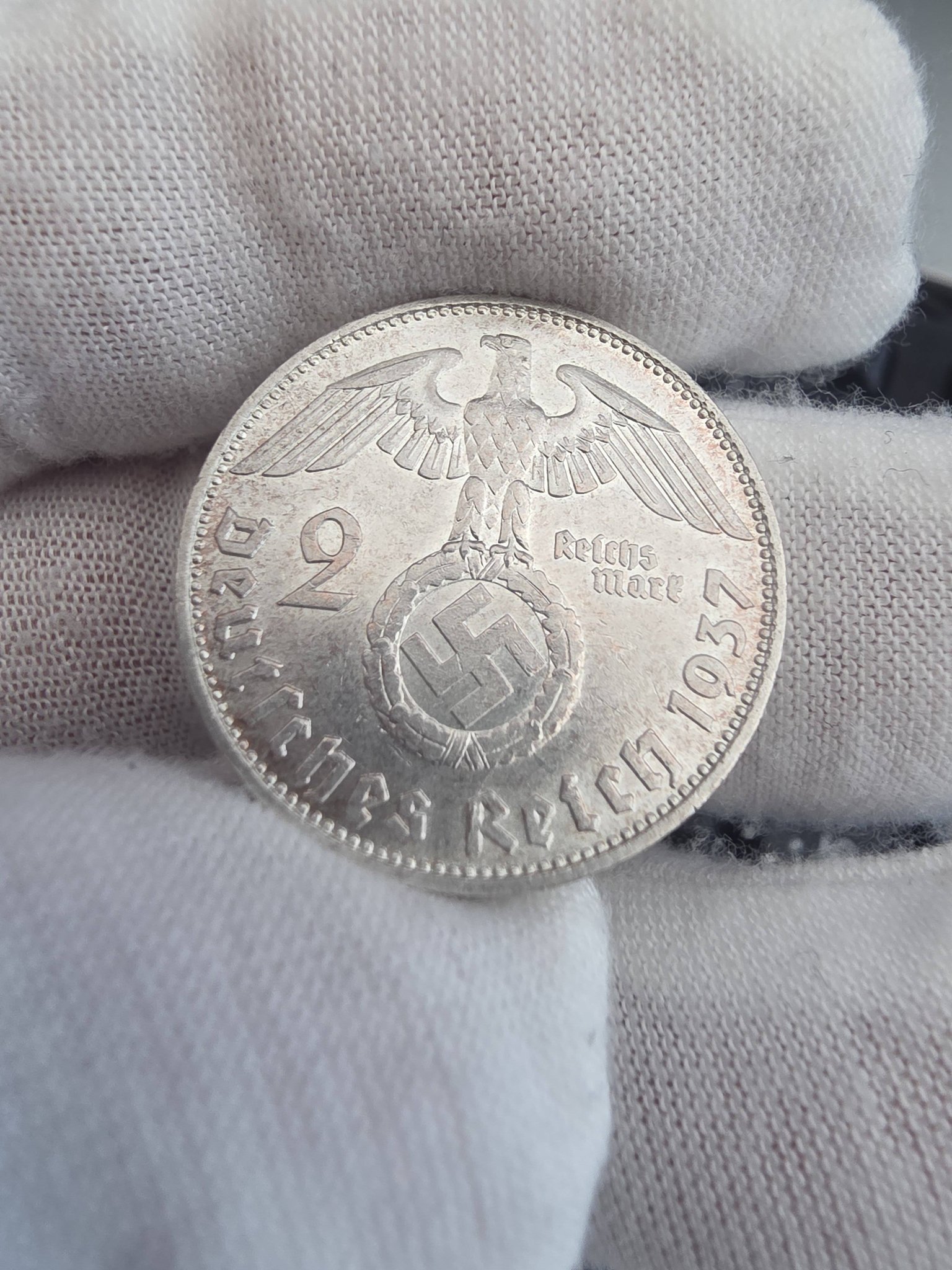Germany 5 Reichsmark 1940-1945 Banknote - Uncirculated, P-R138, Swastika, Watermark
