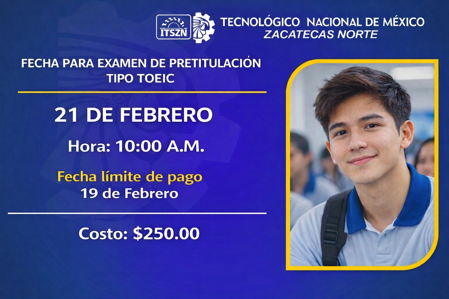 Difusión Itszn - 📢 Examen de PRETITULACIÓN Tipo TOEIC 📢... | Facebook
