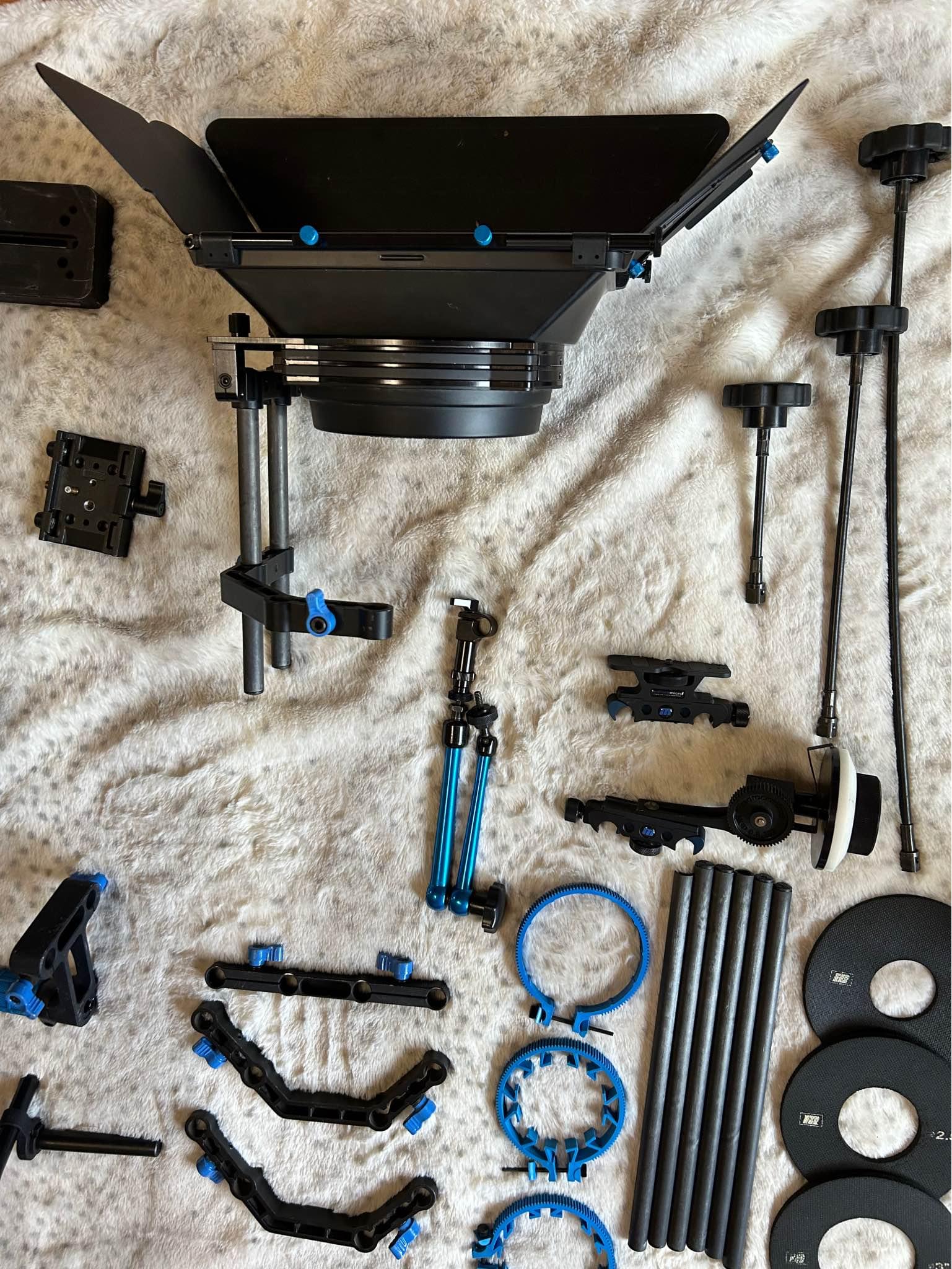 Redrock Micro Camera Matte box and shoulder mount - with various 