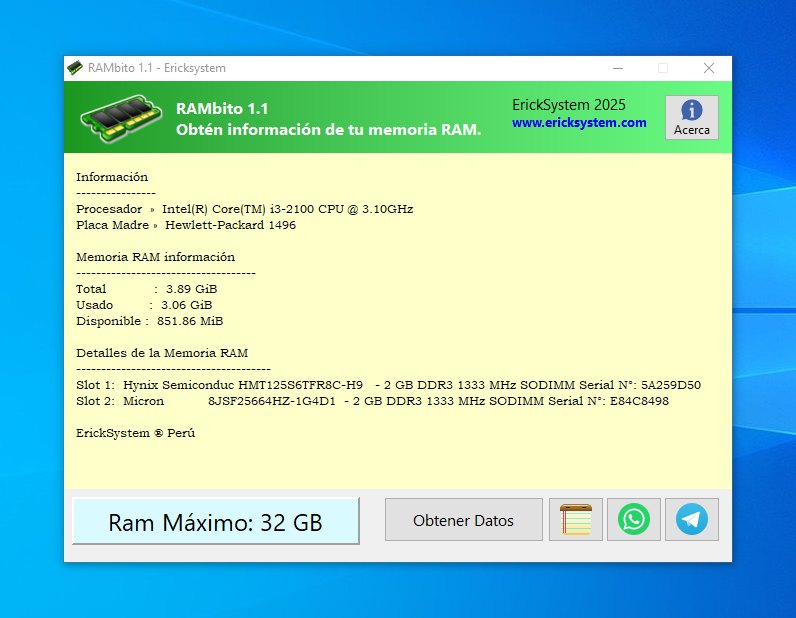 ⚡ Antes de comprar RAM, verifica... - Erick Sianquiz Flores | Facebook