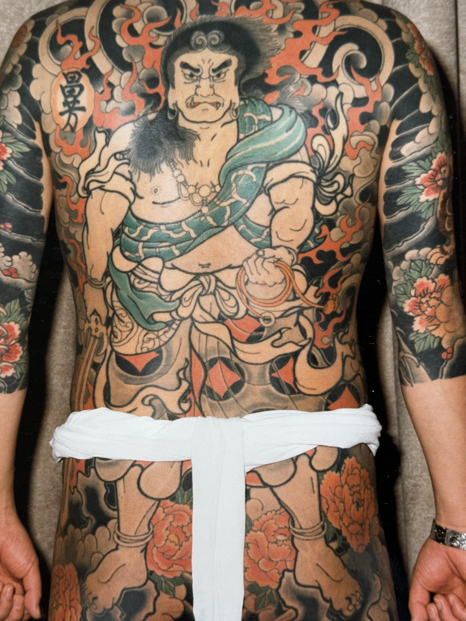 Fudo Myoo. Tokyo tattoo. #tebori #wabori #東京タトゥー #東京刺青
