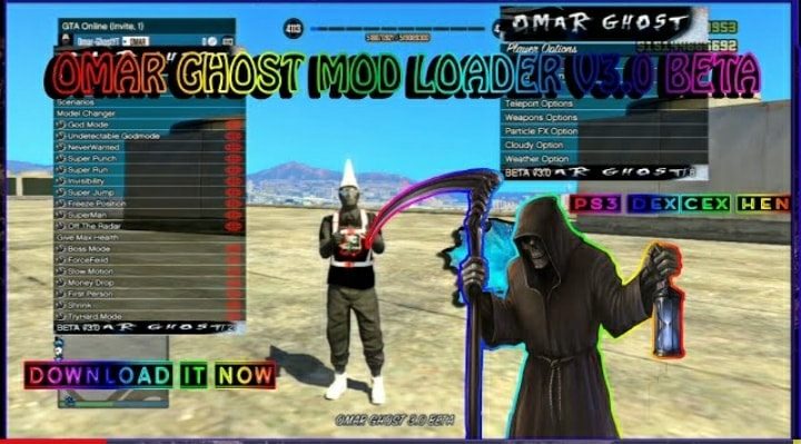 Ghost mod loader v3.0 Gta5... - Ps3 Jailbreak Aguada PR | Facebook