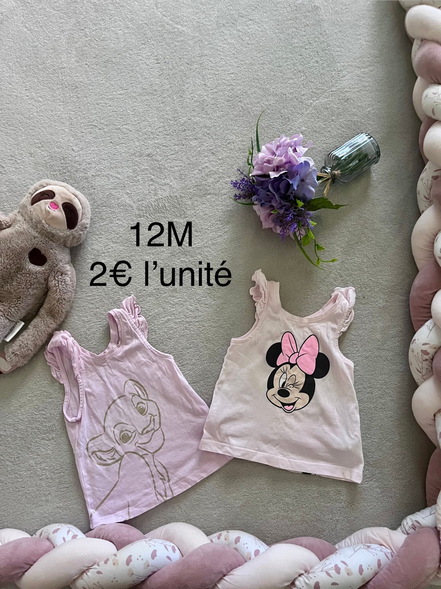 Lot De Vêtements Pour Bébé Fille 12/18 Mois - Occasion En Très Bon état - Multicolore
