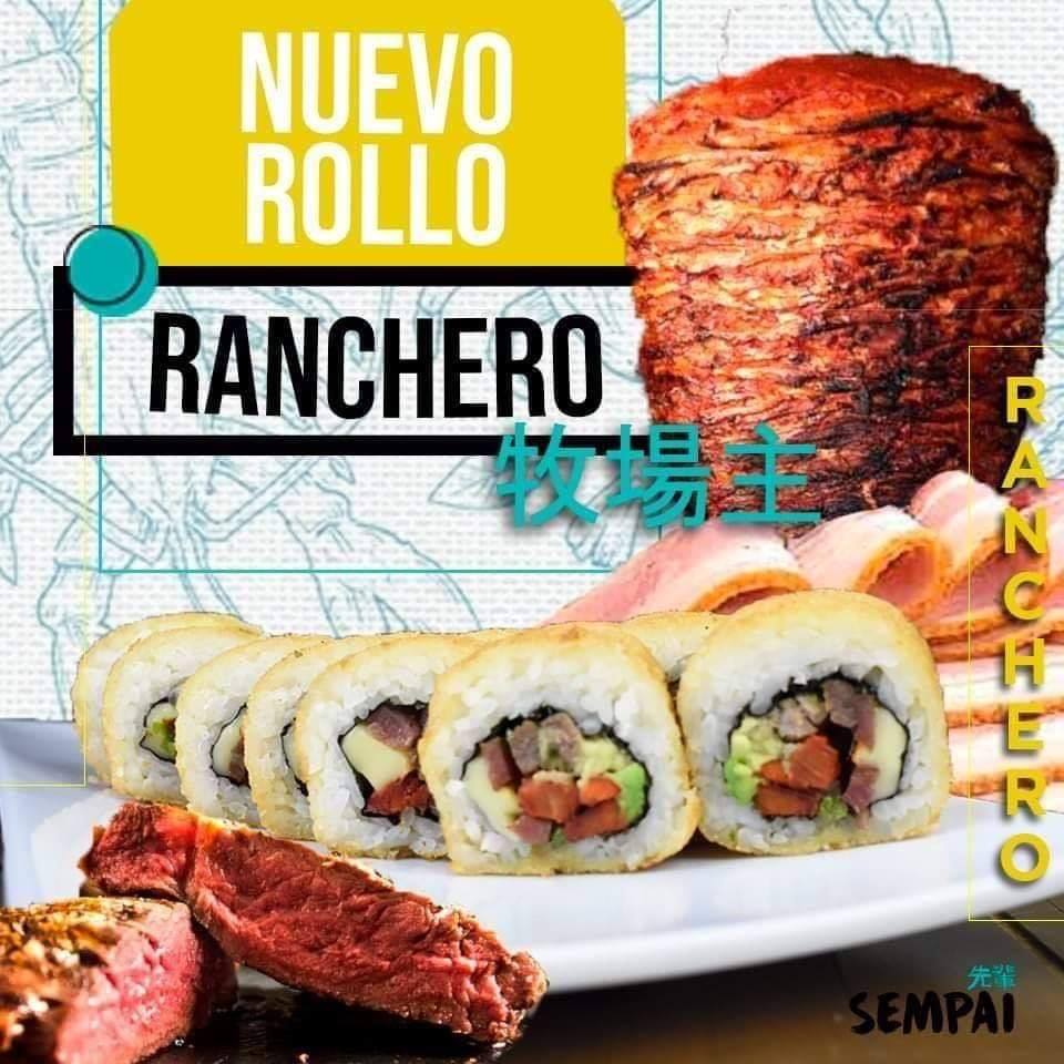 SempaiSushi - Hoy disfruta de un delicioso rollo RANCHERO de #sempaimx ...