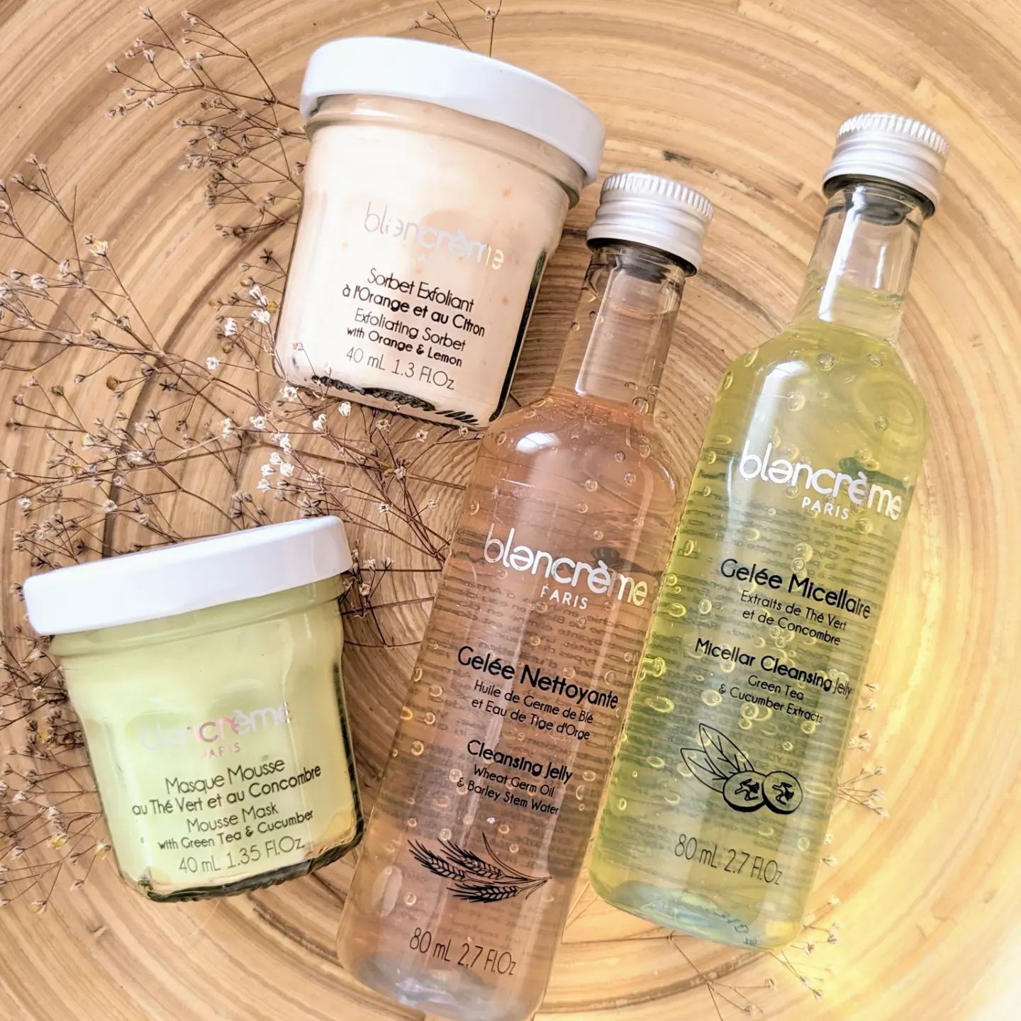 Set De 3 Masques Visage BLANCREME - Sorbet + Mousse à La Fraise 40ml - Soin Hydratant Neuf