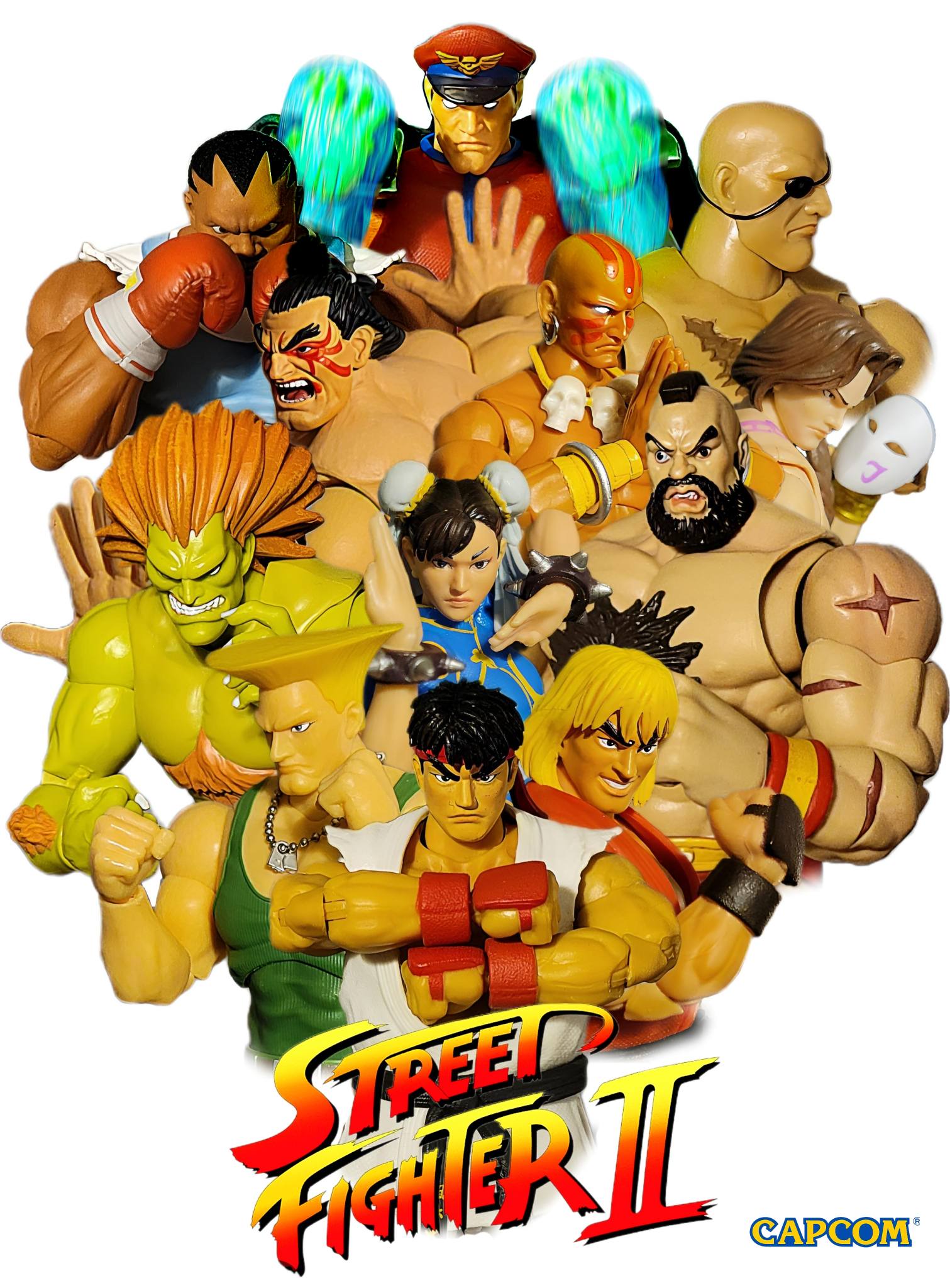 Classic Street Fighter Japanese cards KO 桃駐者果む／ 男の格岡王