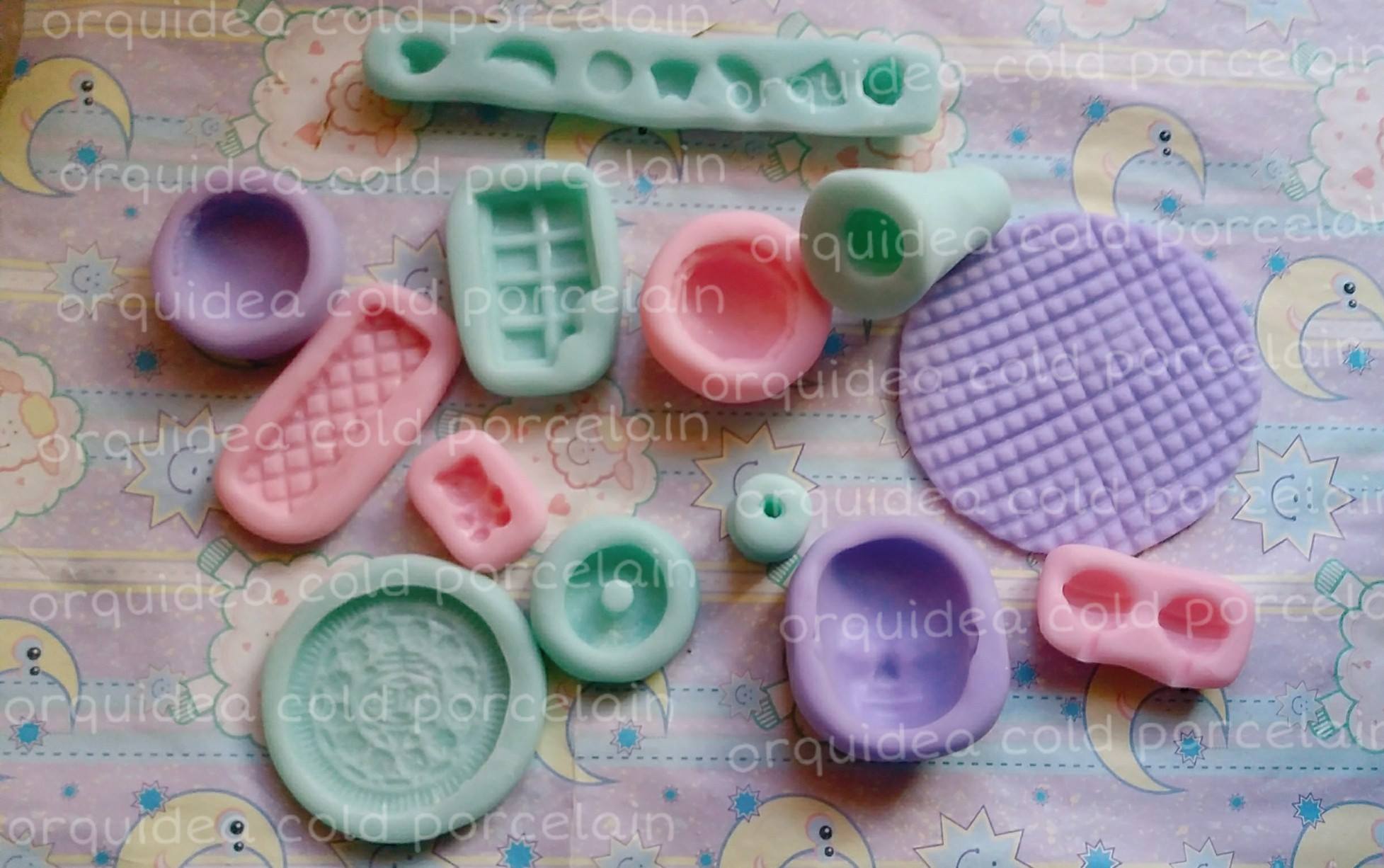 Orquidea Cold Porcelain - 💜♡ #Informacion #Moldes ♡💜 Donde puedes ver ...