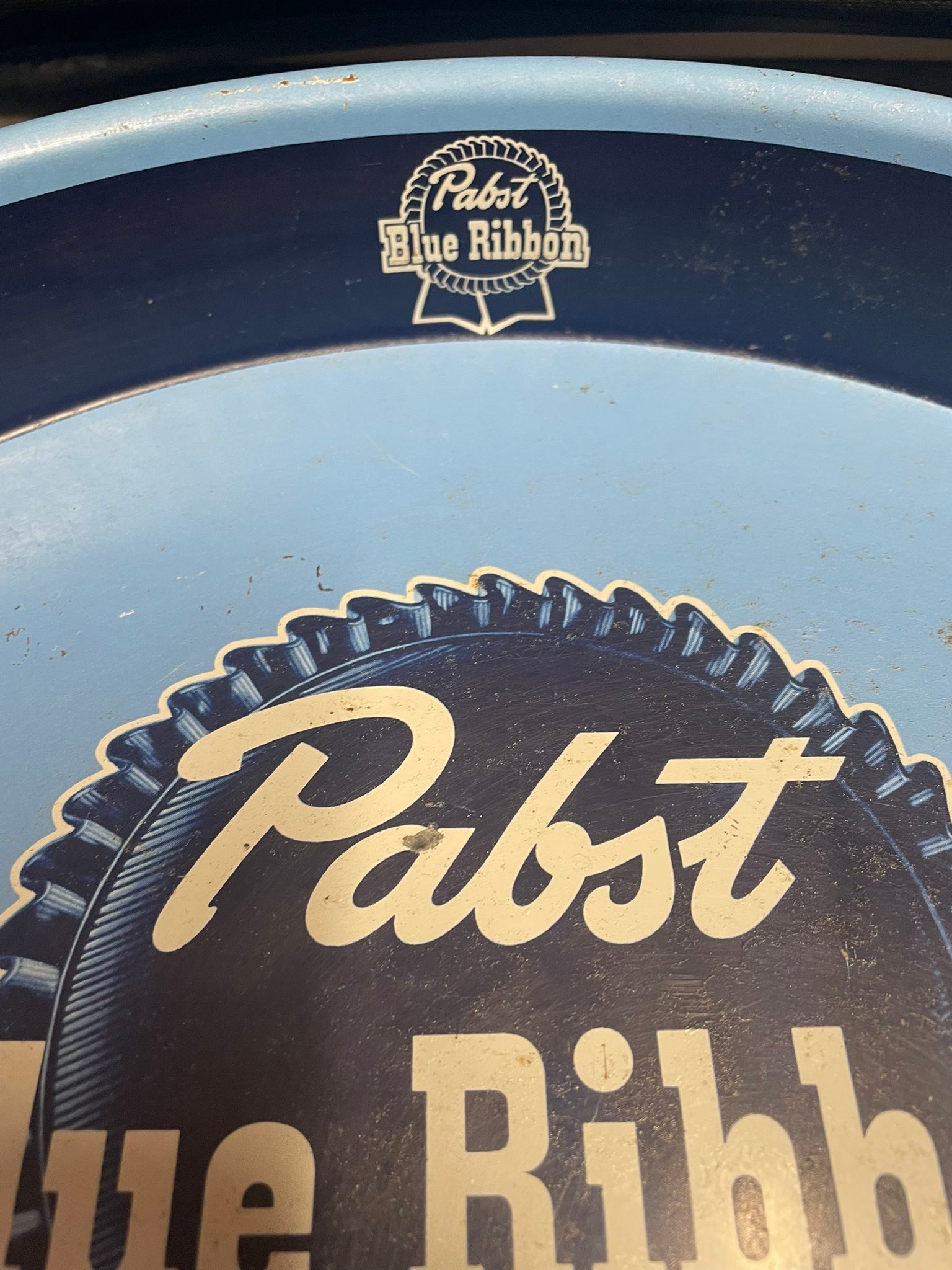 Vintage Pabst Blue Ribbon beer tray for sale