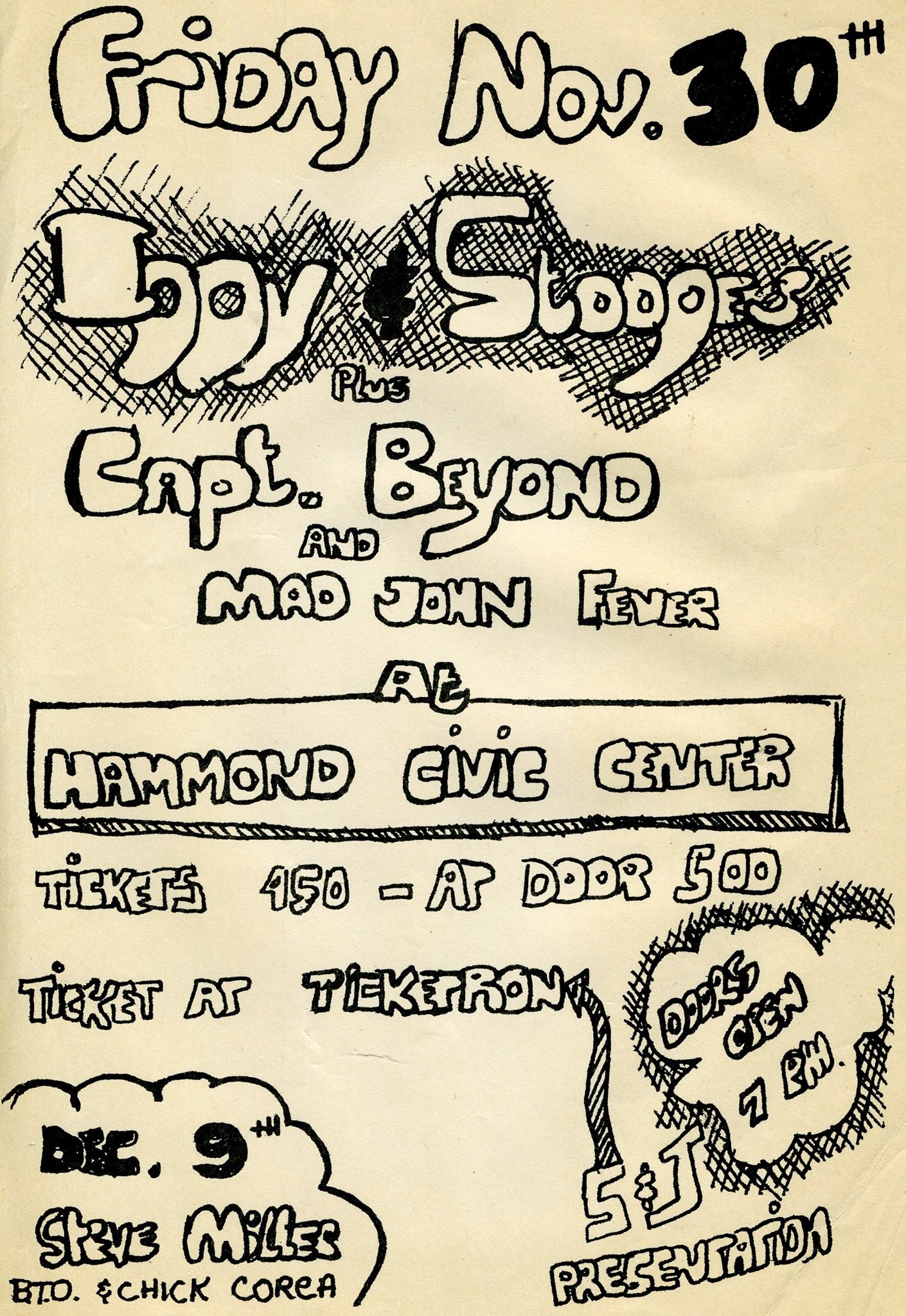 chicago rock concert on november 5 1973