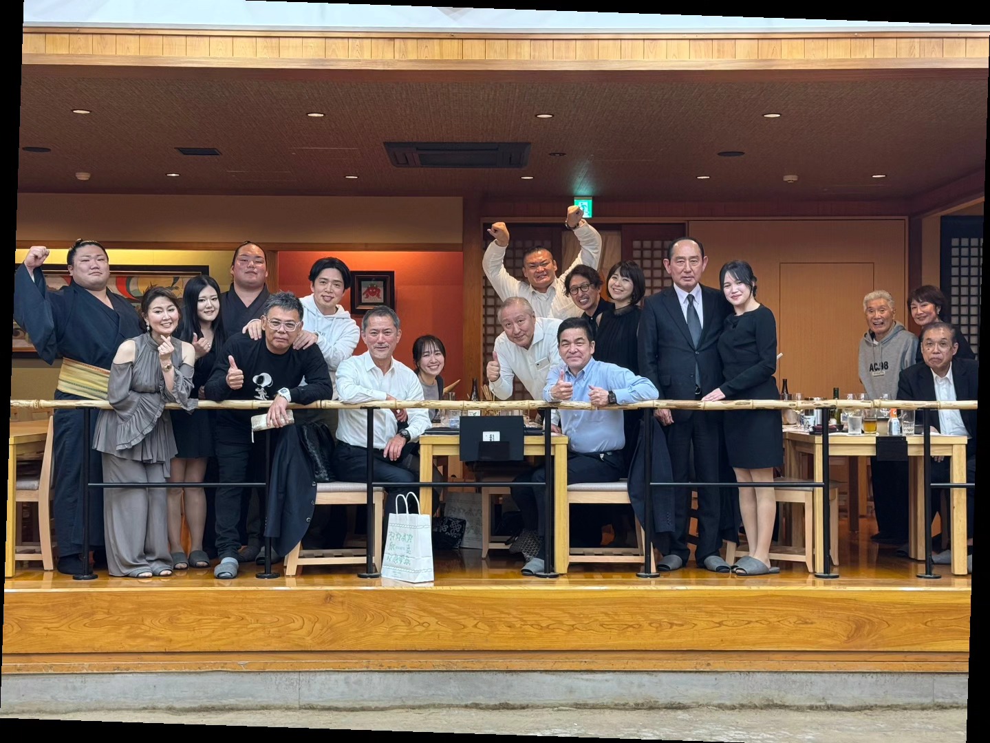 ♡千代丸の素敵な披露宴♡の後に #ちゃんこ千代の富士 #九州九重会 の 