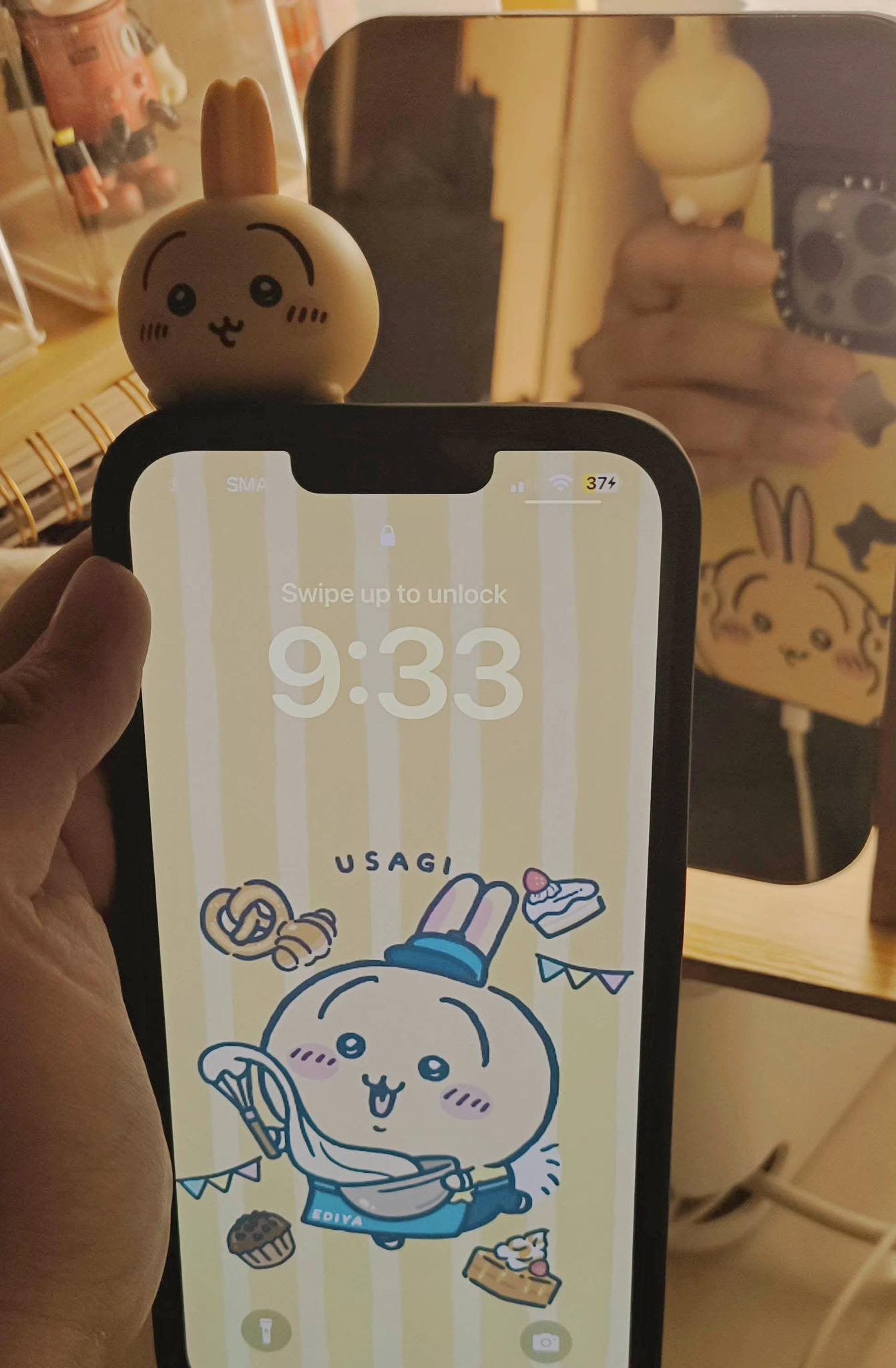 my chiikawa-themed phone layout! <33 .00 KBIS oD TTEa 77 8 08. PM
