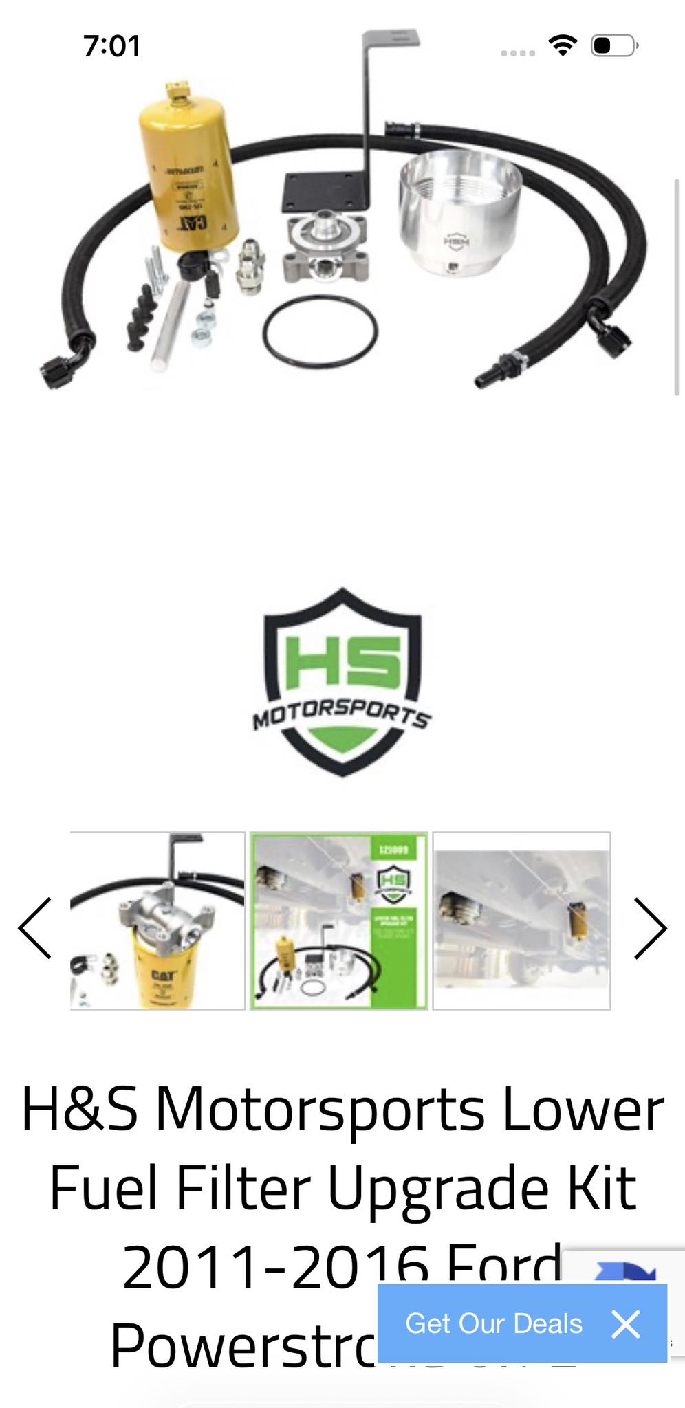 Is the spin-on filter compatible with the 17hp engine?