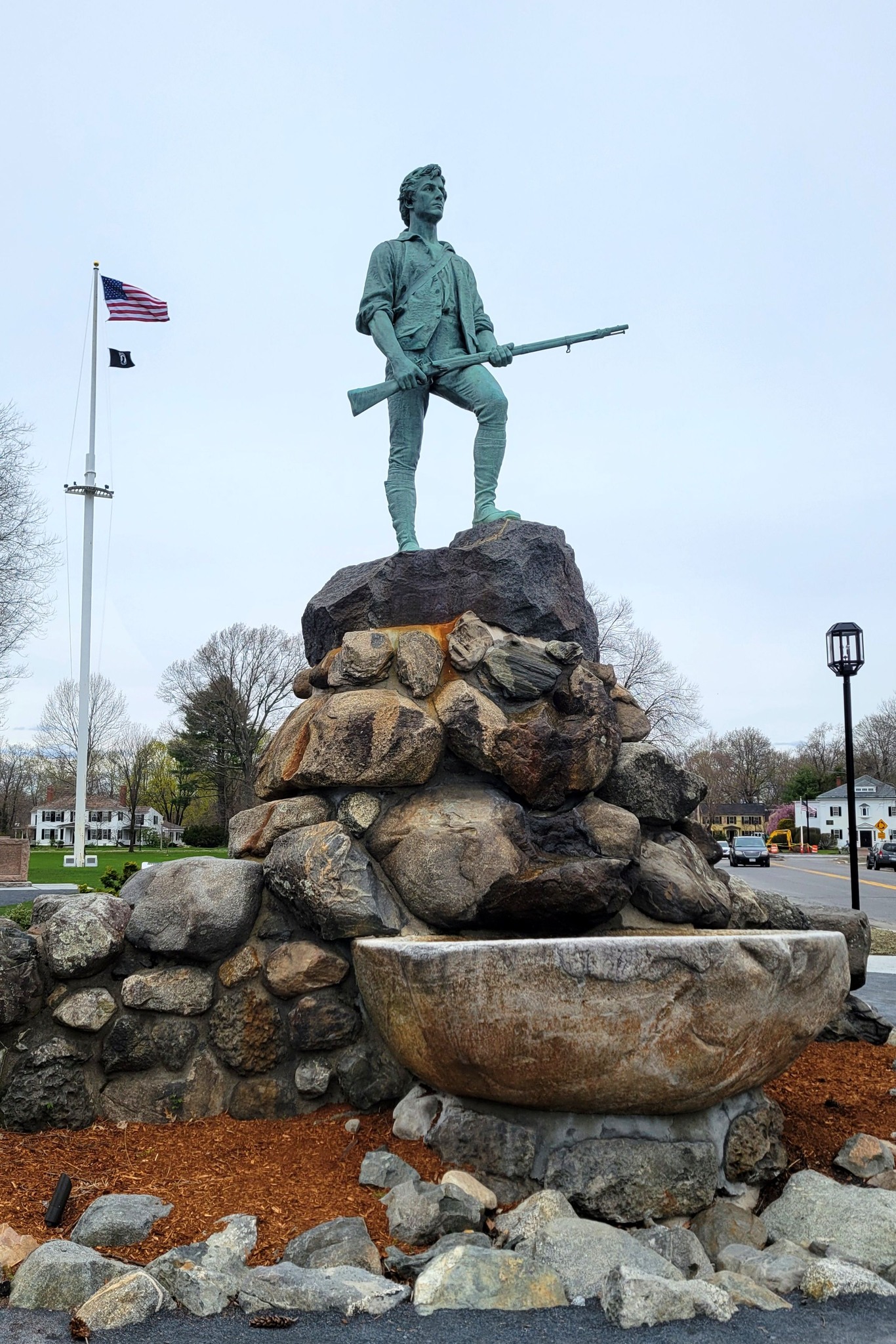 The Minuteman statue. Lexington MA.