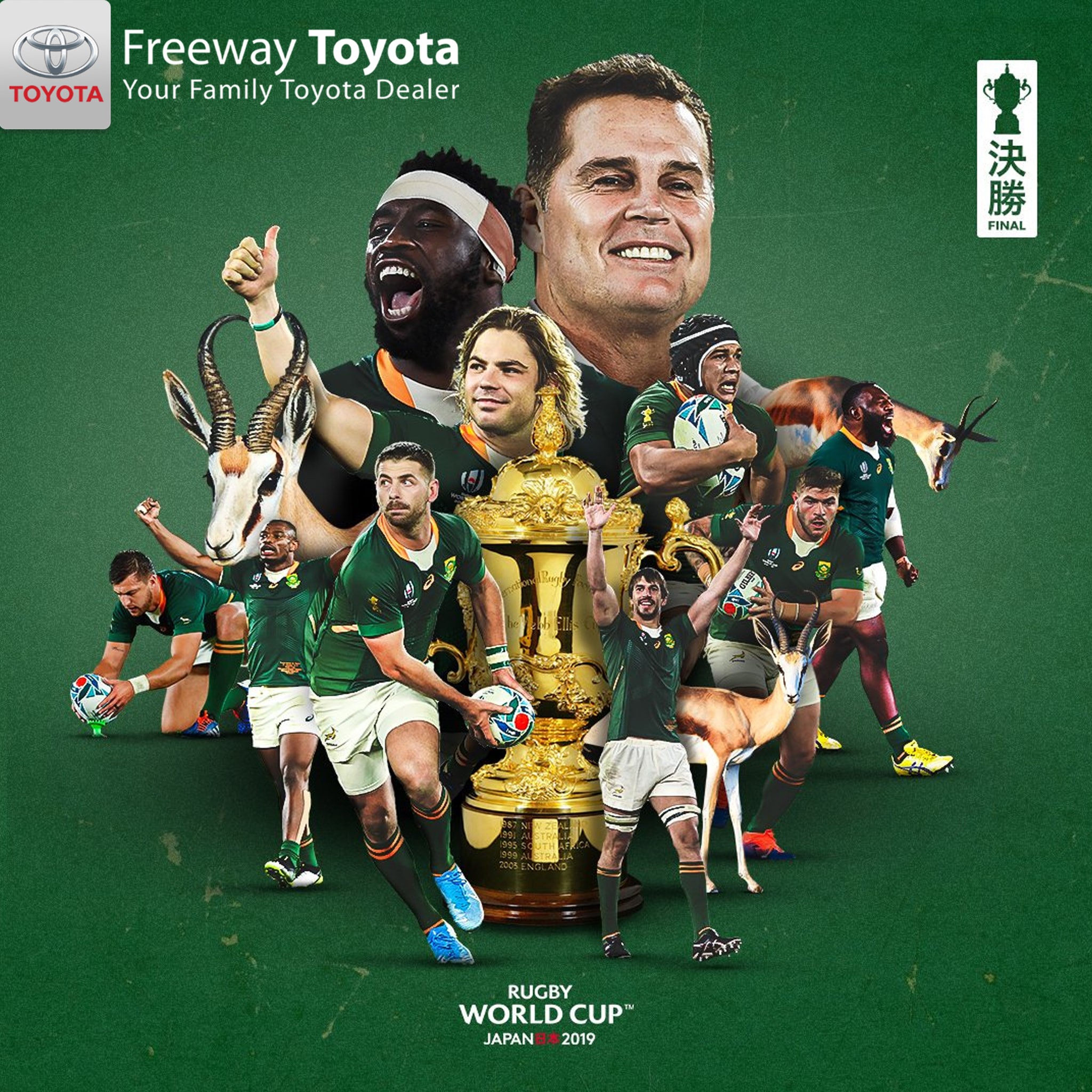 Freeway Toyota - 🇿🇦 CONGRATULATIONS SPRINGBOKS 🇿🇦 WORLD...