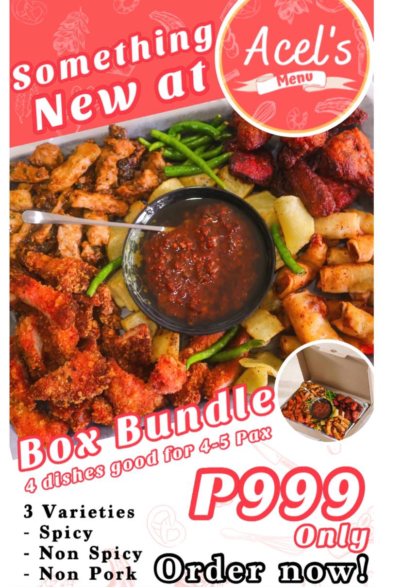 Acel's Menu - ALL NEW Acel’s Menu P999 BOX BUNDLE 4... | Facebook