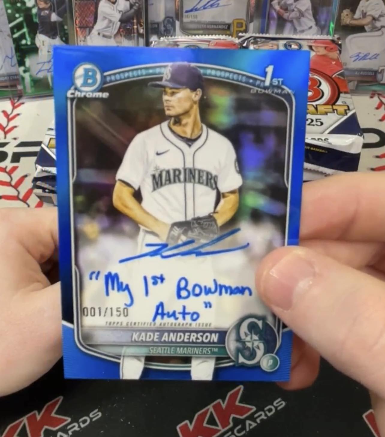1st good hit out of Bowman Chrome! Next Ohtani? Make it 2. IVAN 