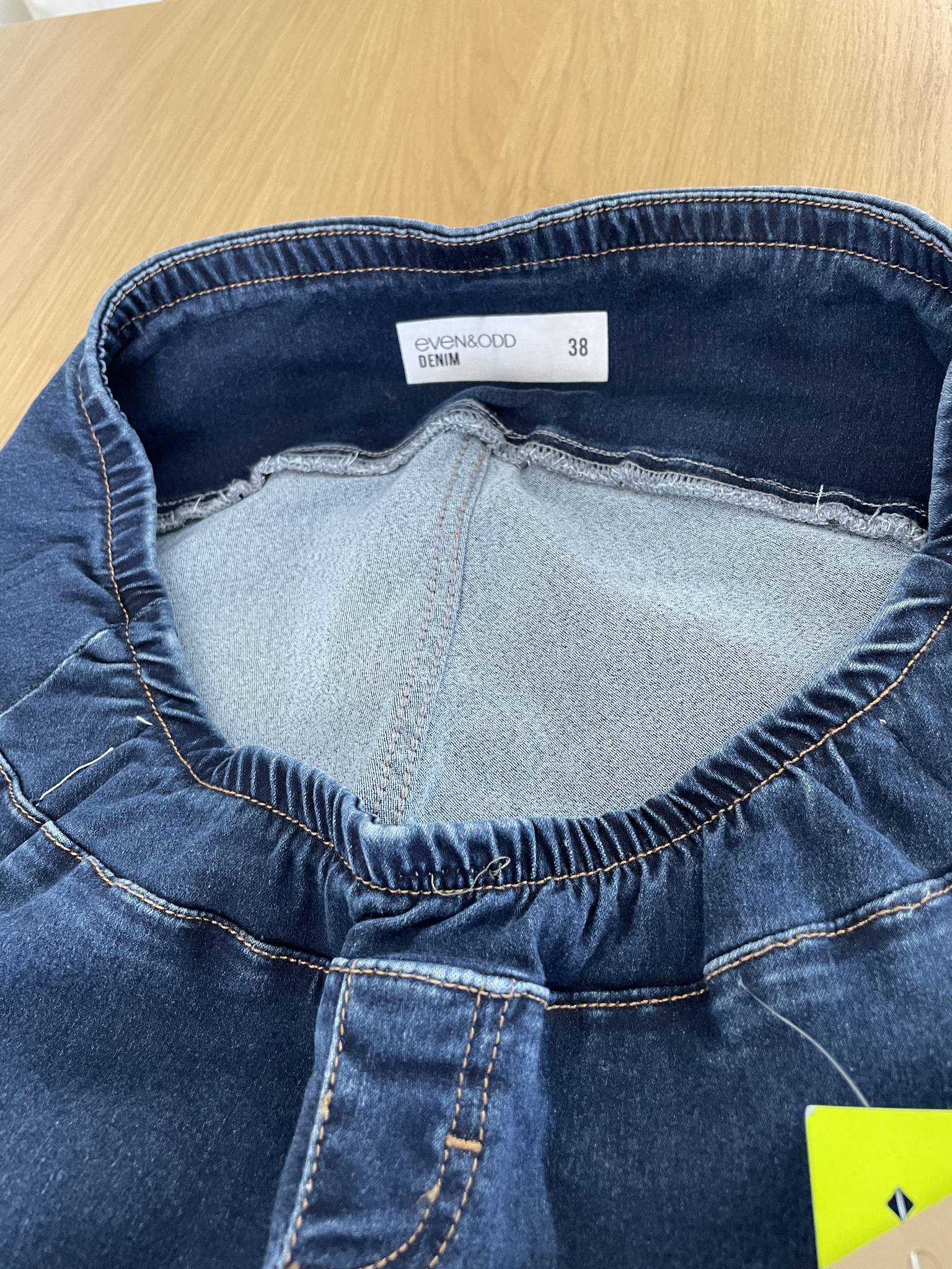 Jeans Taille Haute Even&Odd Taille 36 - Bleu Skinny - Coton/Lycra - Occasion Très Bon État