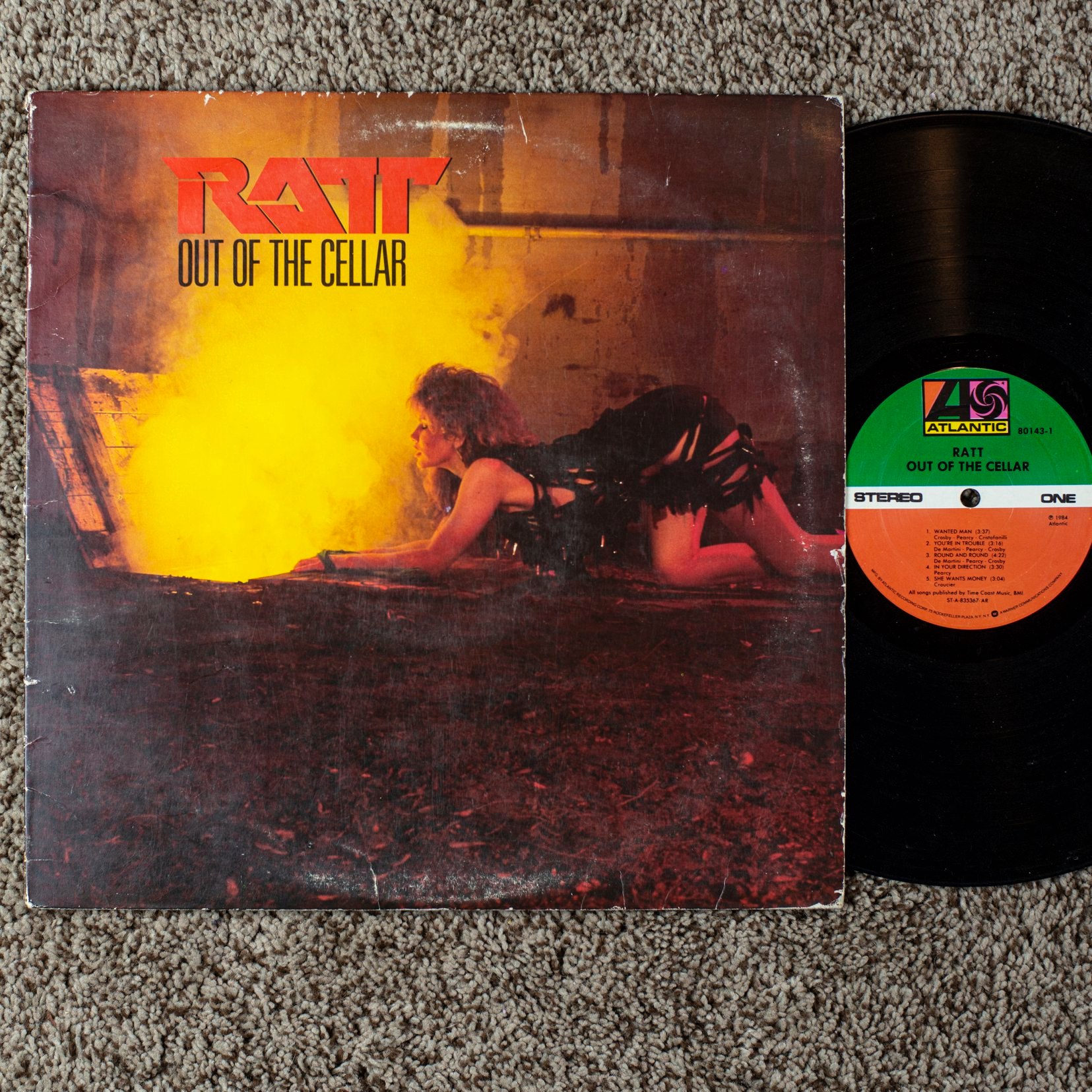 The cover of Ratt's 1983 EP released independently in 1983 on