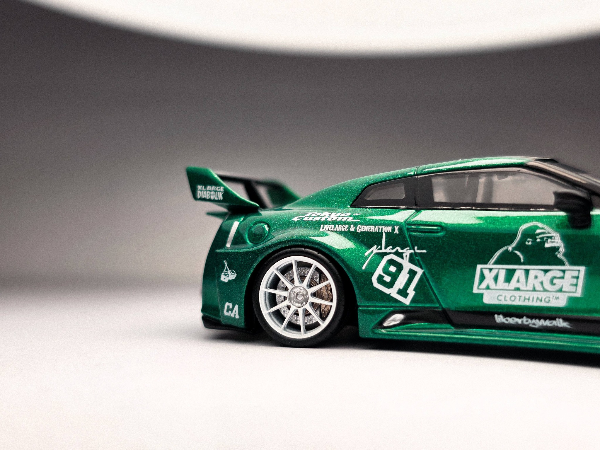 Limited edition Minigt lbwk x xlarge gtr35 diecast model