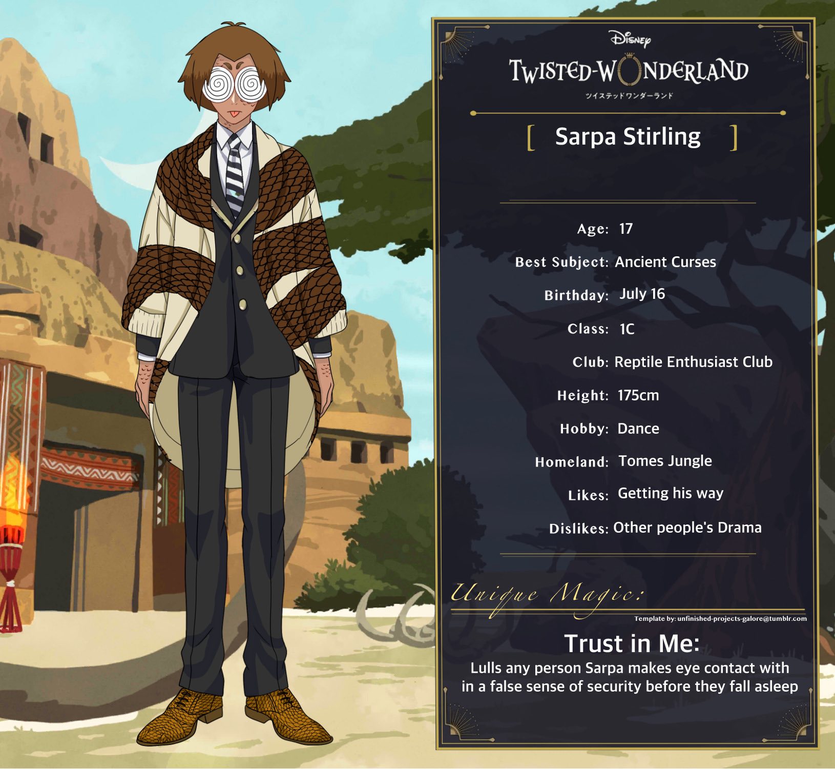 Twisted wonderland character sprite edits