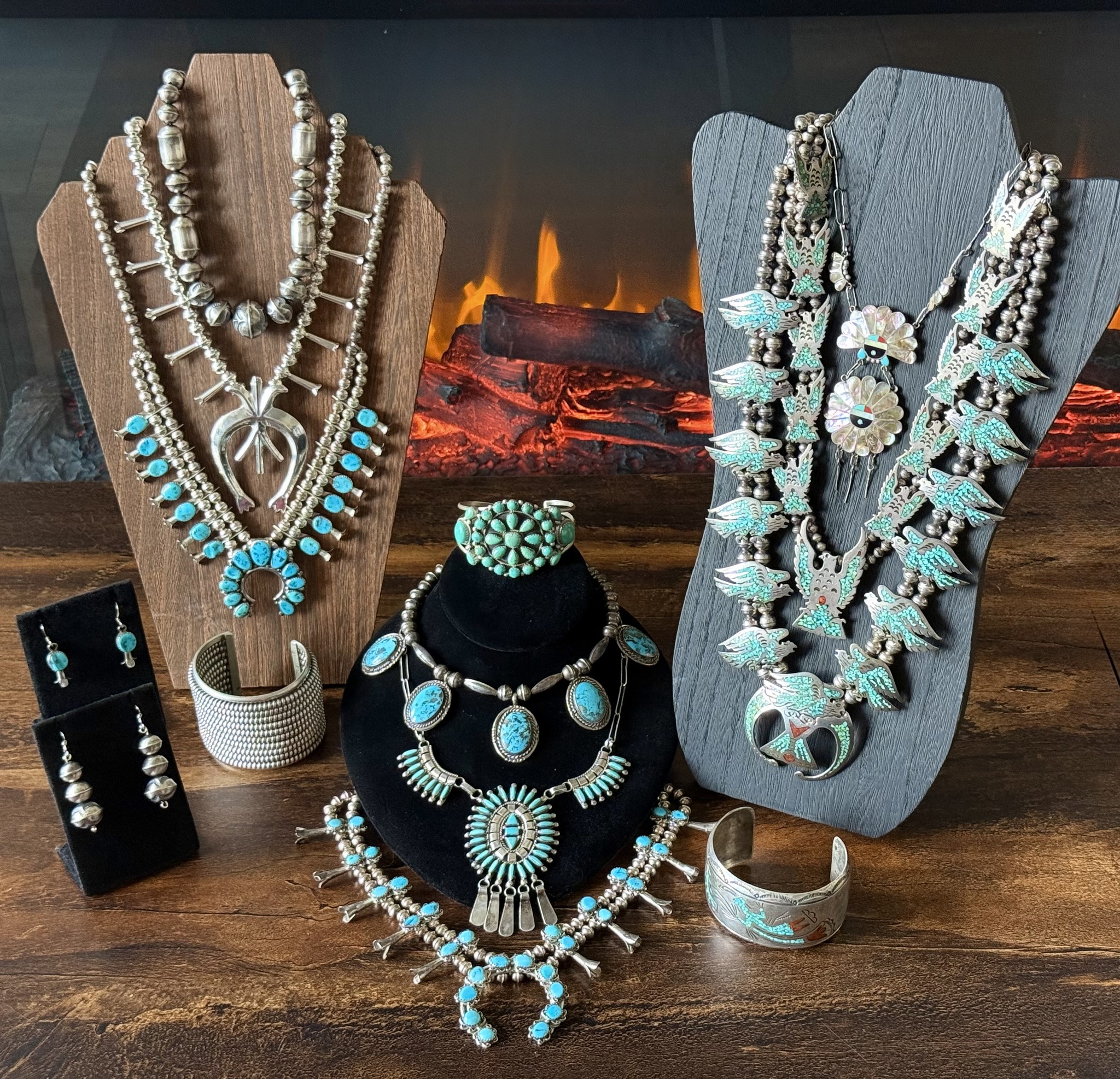 アクセサリー Navajo Melinda Benally Carico Lake TQ アクセサリー
