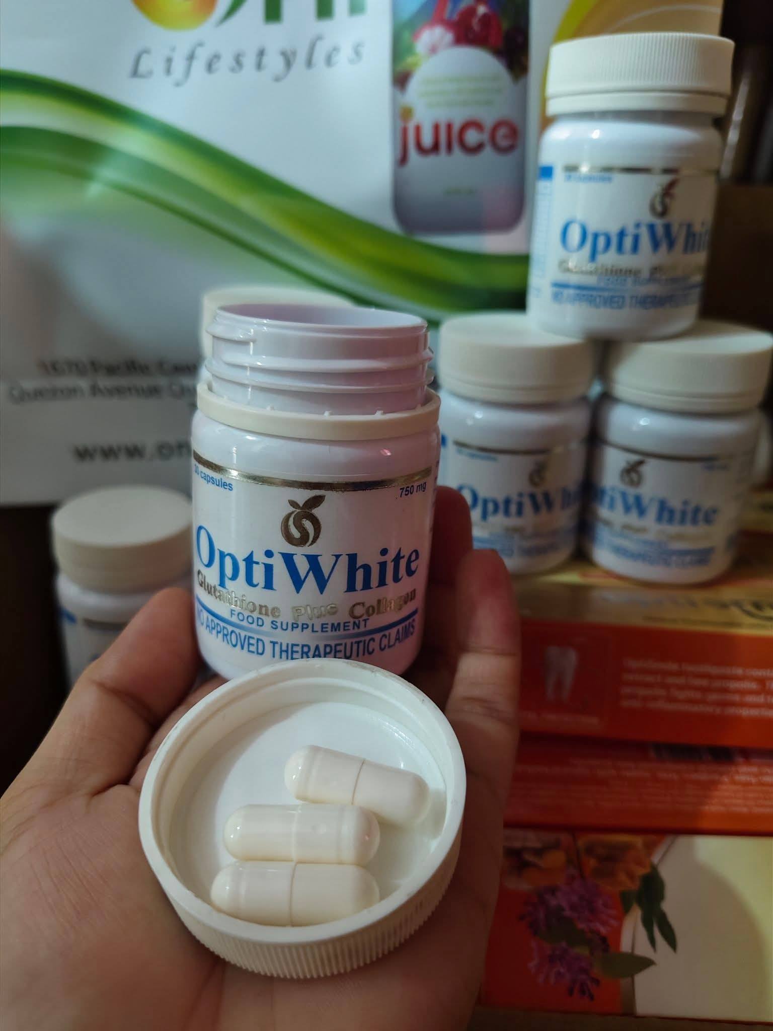 opti white glutathione  One Opti Bohol Pure White + 500mg Glutathion