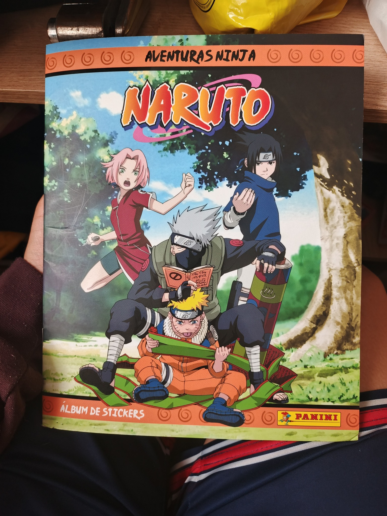 Panini Naruto True Spirit of the Ninja Stickers - Album Vide (Version Allemande