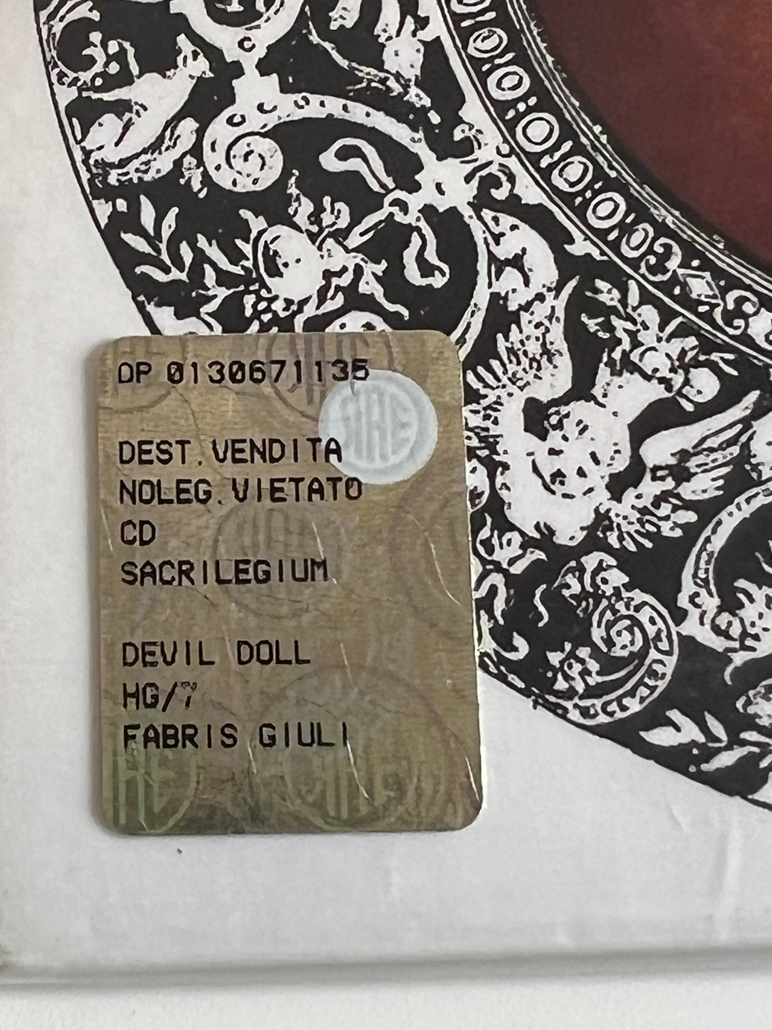 Devil Doll vinyl reissues on black vinyl