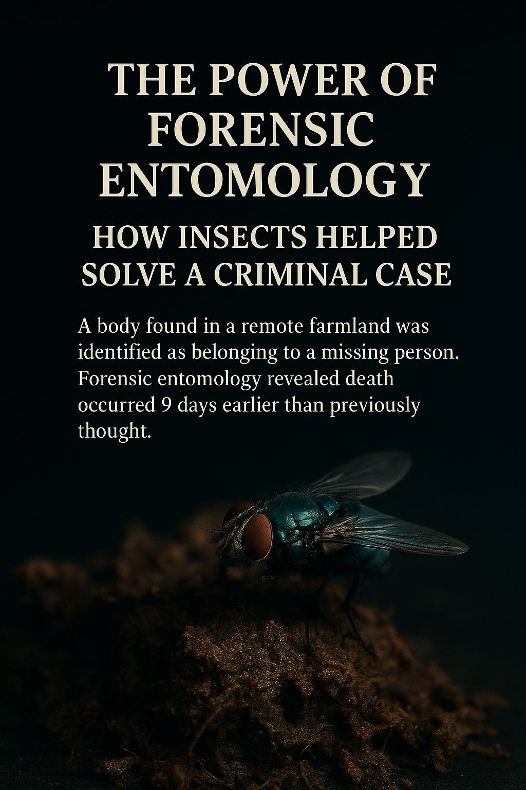 Entomology | 🪰 Forensic Entomology 👨‍🔬: Solving Crimes with Insects ...