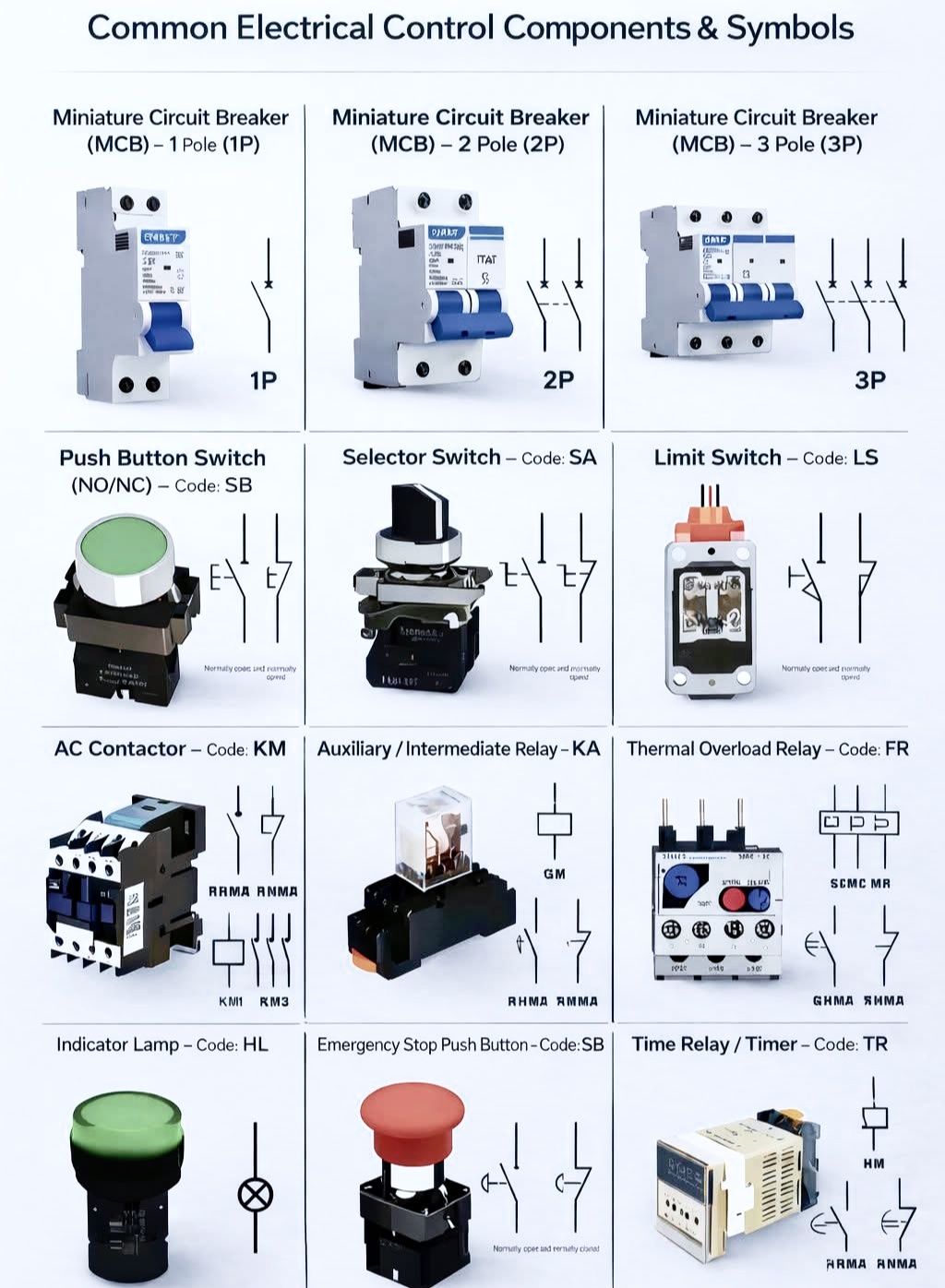 Rashid Khan - Common Electrical Control Components and... | Facebook