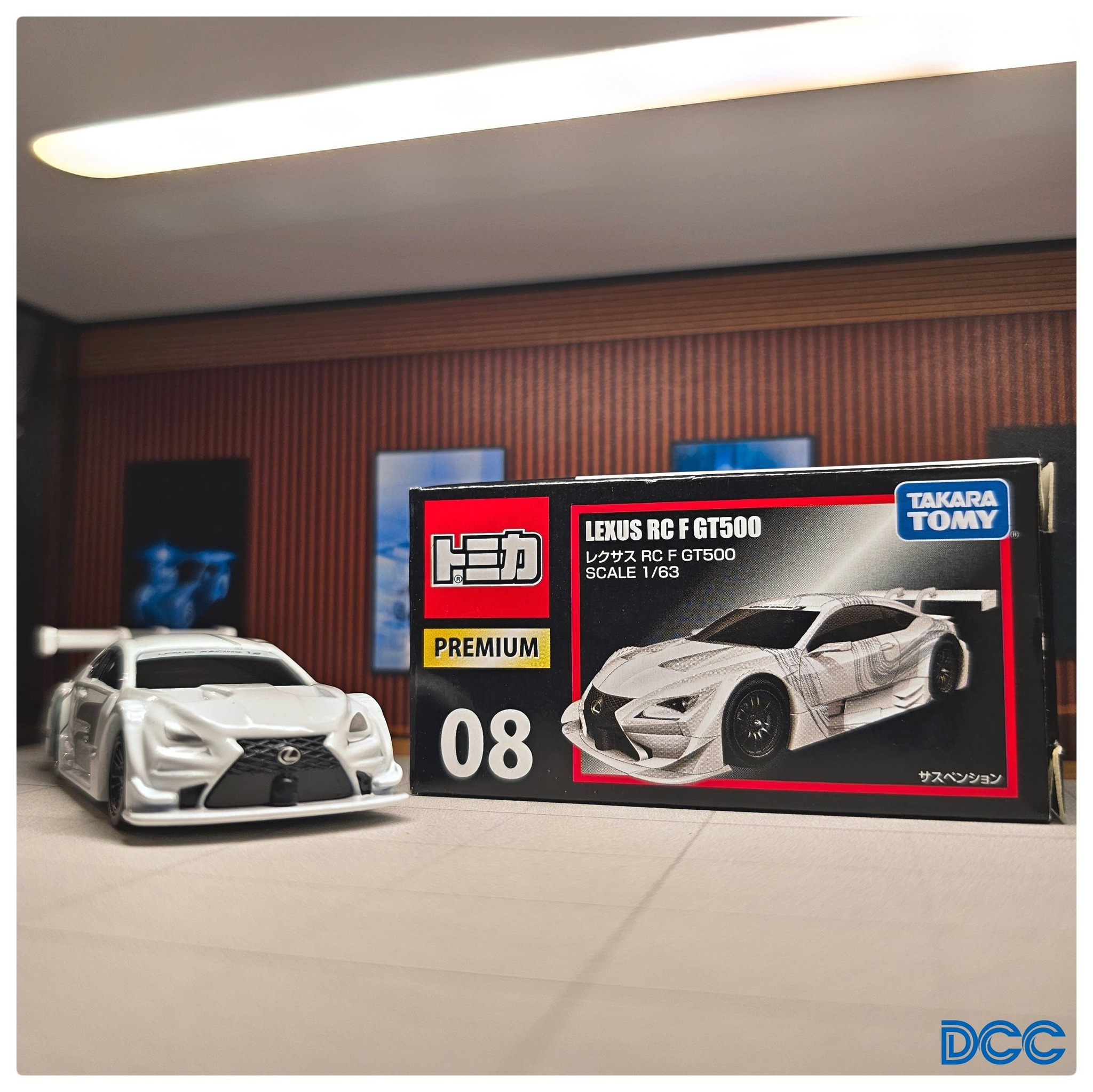 Tomica premium Lexus RC F GT500 model