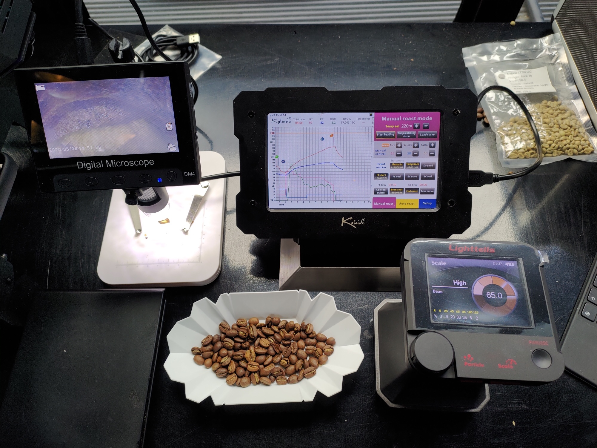 ภาพตัวกาแฟที่ใช้สอบในคลาส SCA... - Hacking Coffee Roasters