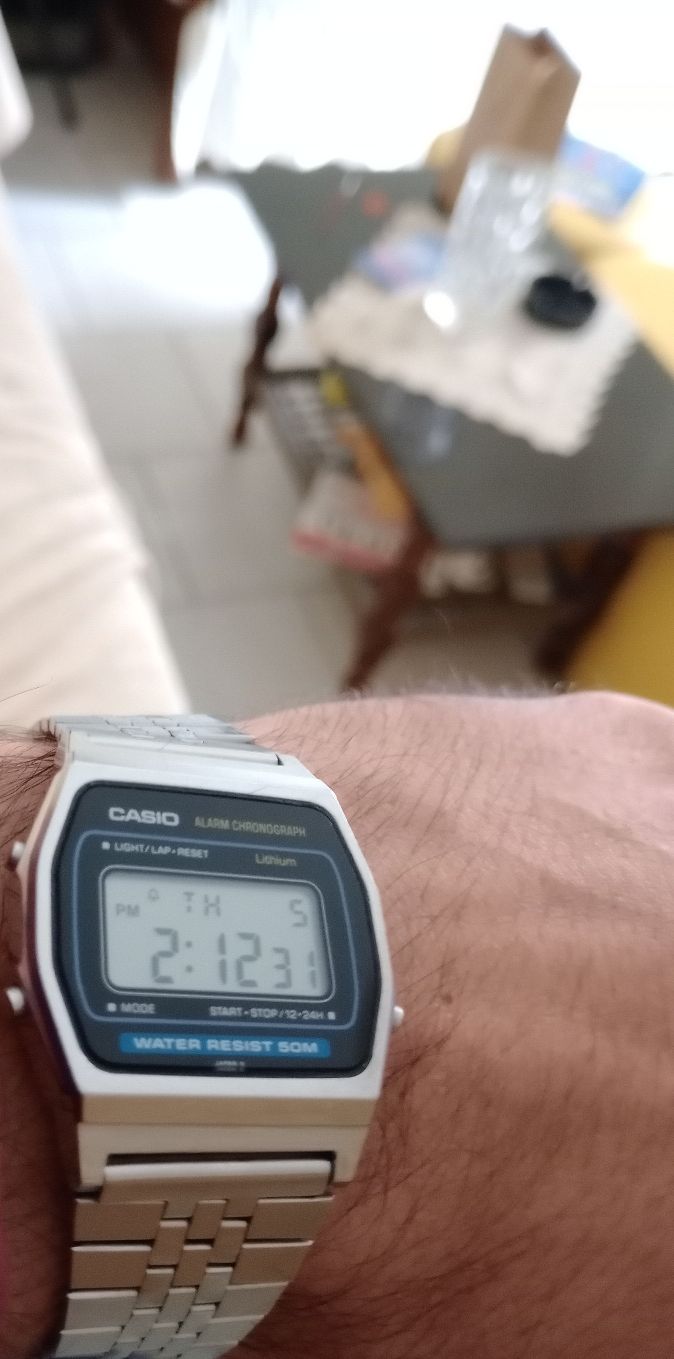 Casio W34 not bad for 40 odd years old CASIO ALARM CHRONOGRAPH