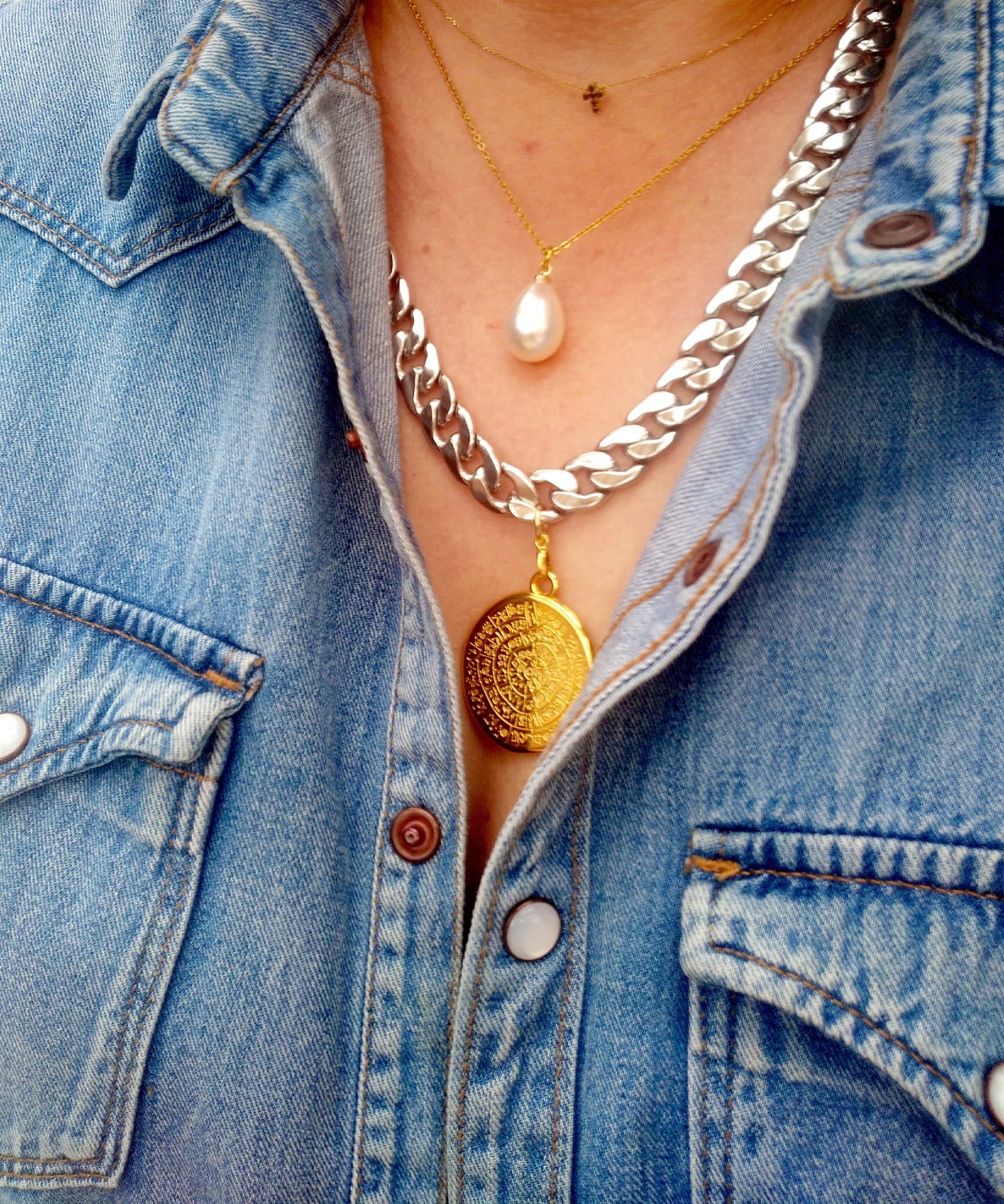 Have a nice Weekend💙Wear Chains and... - Ροζ-πουά Δημιουργίες