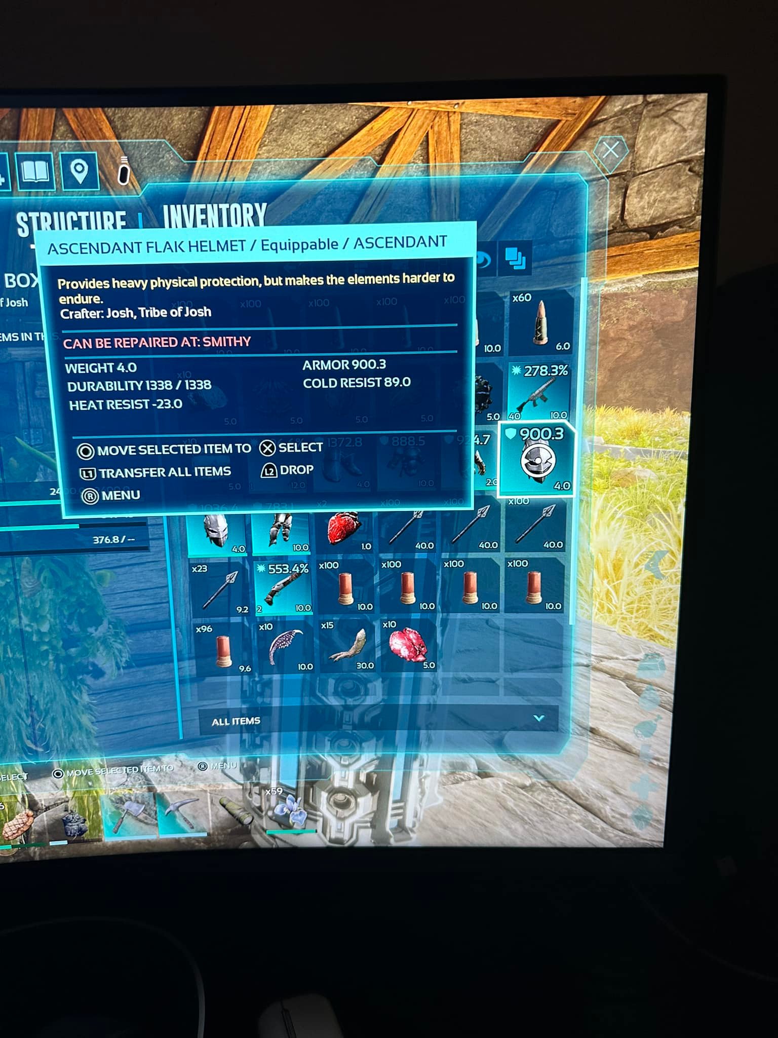 ARK Survival Ascended PvE Flak Metal Armor – 1000+ Durability, High Armor, New
