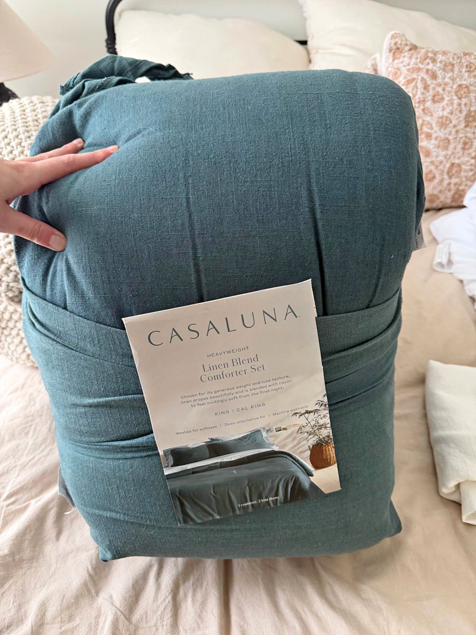 Casaluna Linen Blend Comforter Setnull