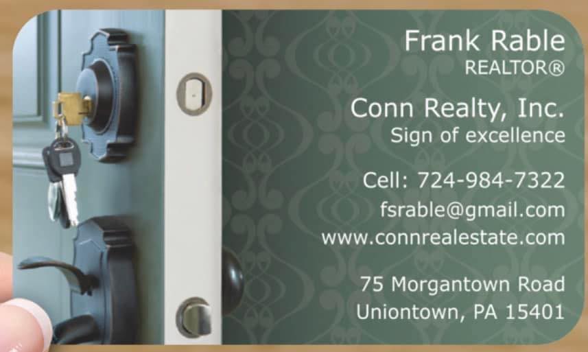 Frank Rable - Conn Realty, Inc | Uniontown PA