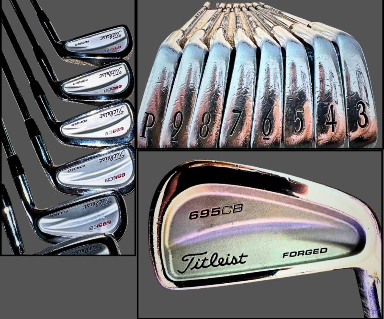 1. Titleist 695CB Forged Irons 3-PW (True Temper Dynamic Gold S200 