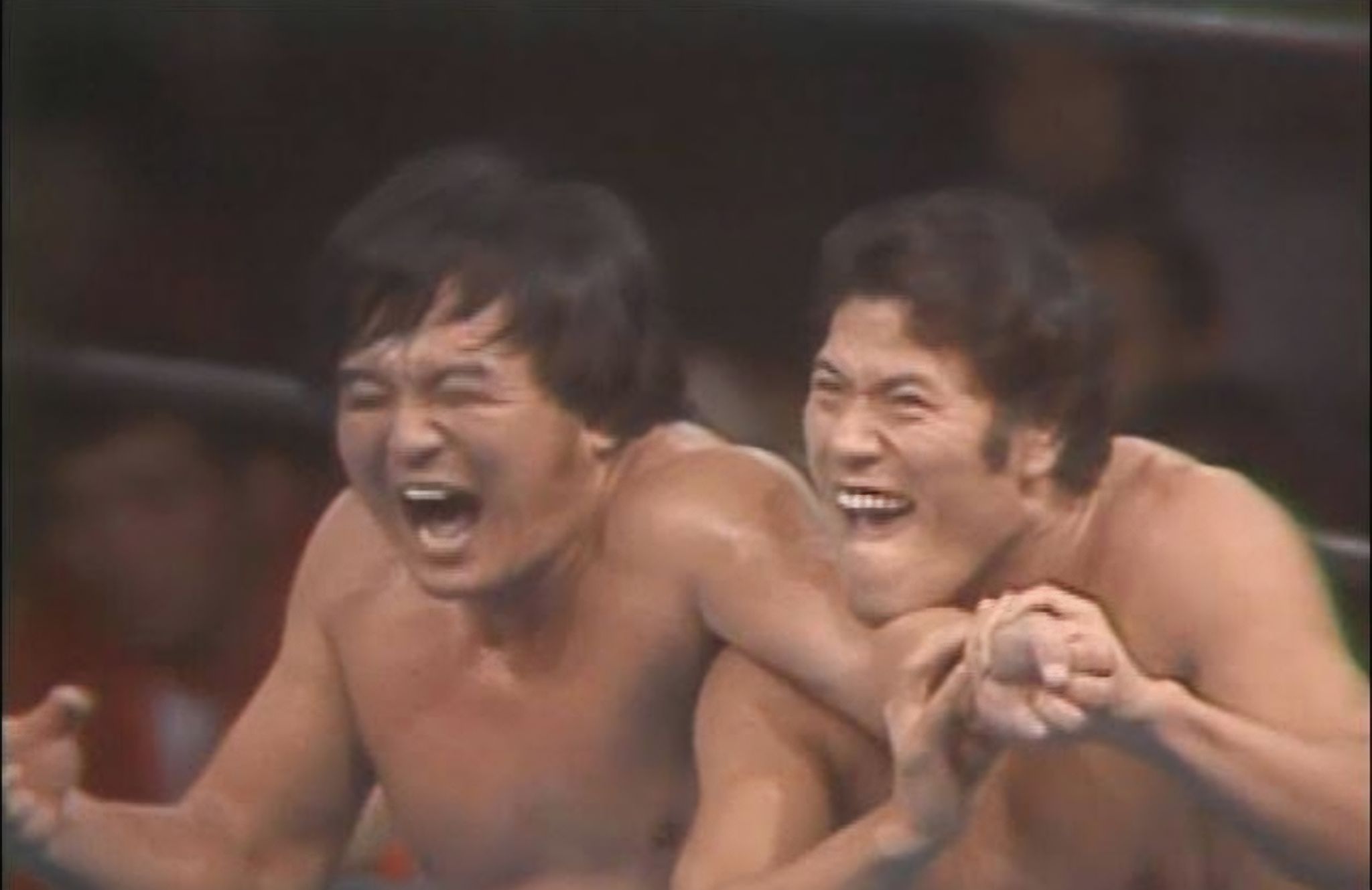1978年12月16日猪木とヒロ・マツダのプレ日本選手権決勝。当時プロレス 