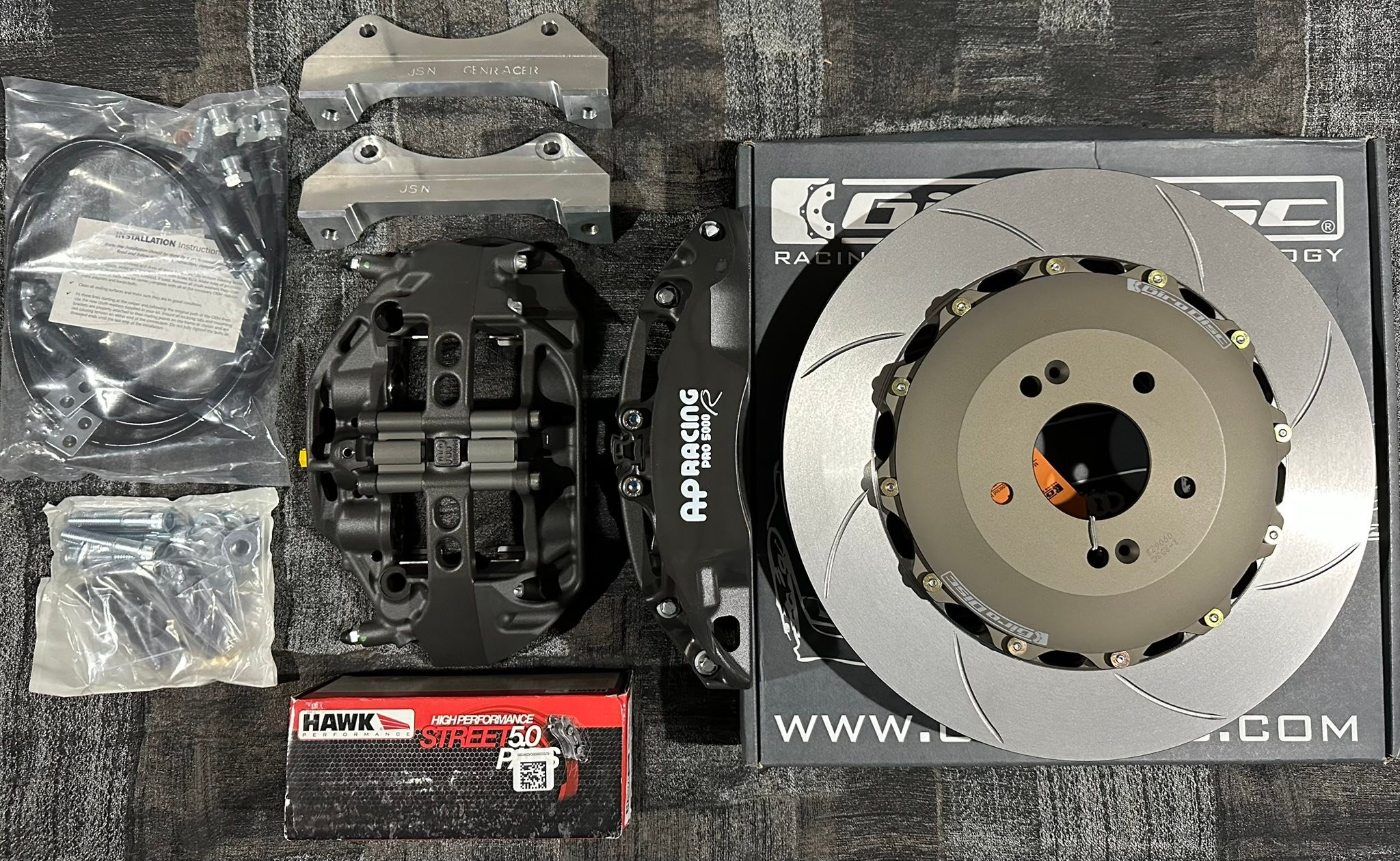 For Sale Project Mu BBK FS44C Calipers SCR - Pro Rotors 282mm Bolt