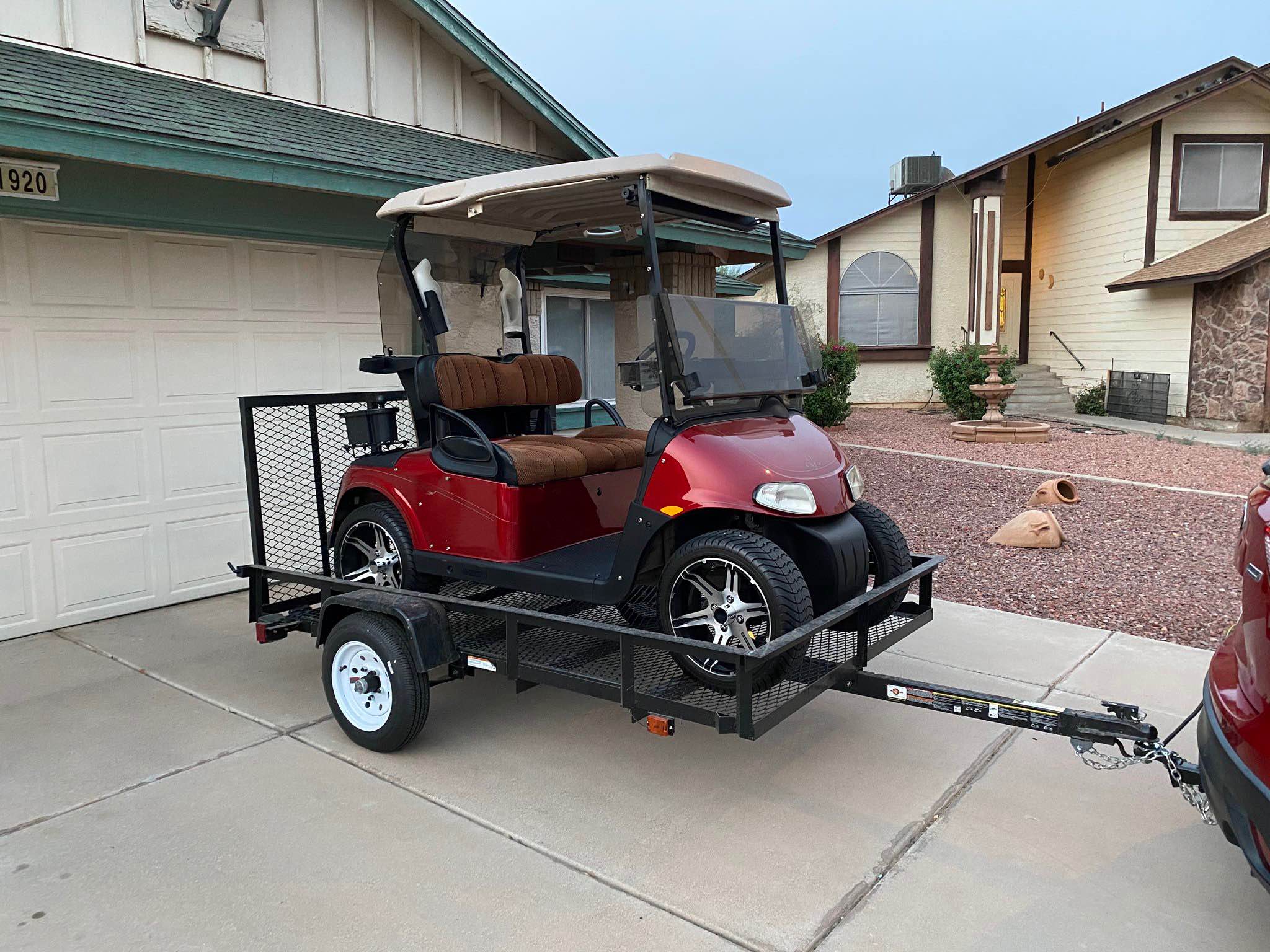 Golf Carts For Sale or Trade | Golf cart and trailer, both in great ...