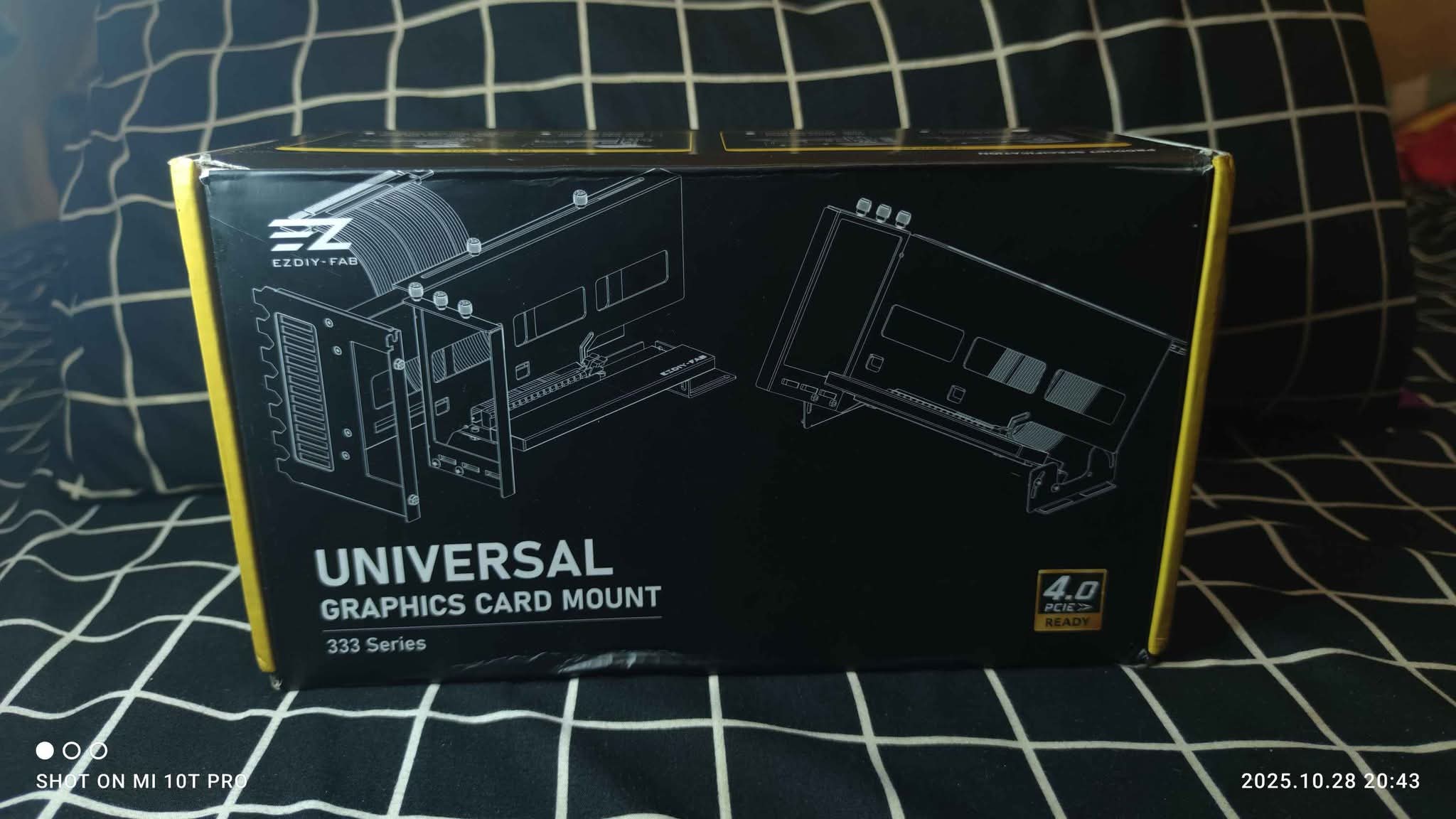 KOMPUTER BEKAS | Dijual EZDIY FAB Vertical PCIe 4.0 Riser GPU Mount ...