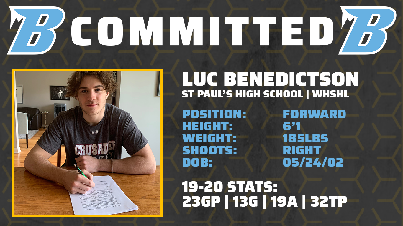 Winnipeg - NEWS | 2002-born Forward, Luc Benedictson has Committed to ...