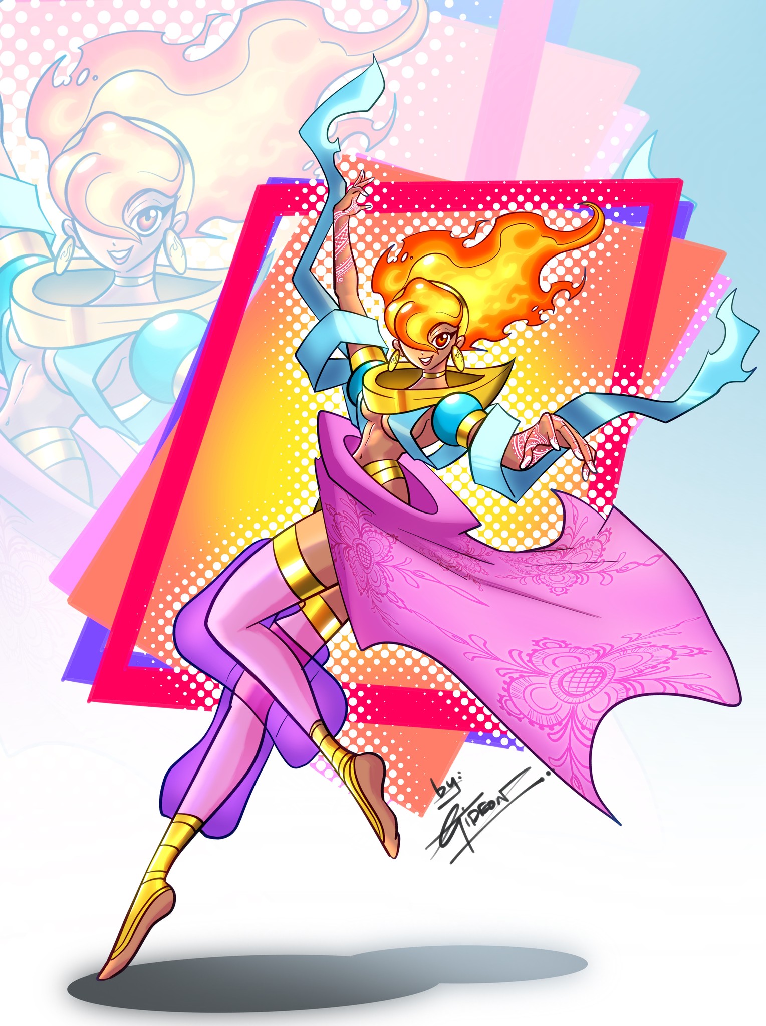 Character design inspiration from Power Stone