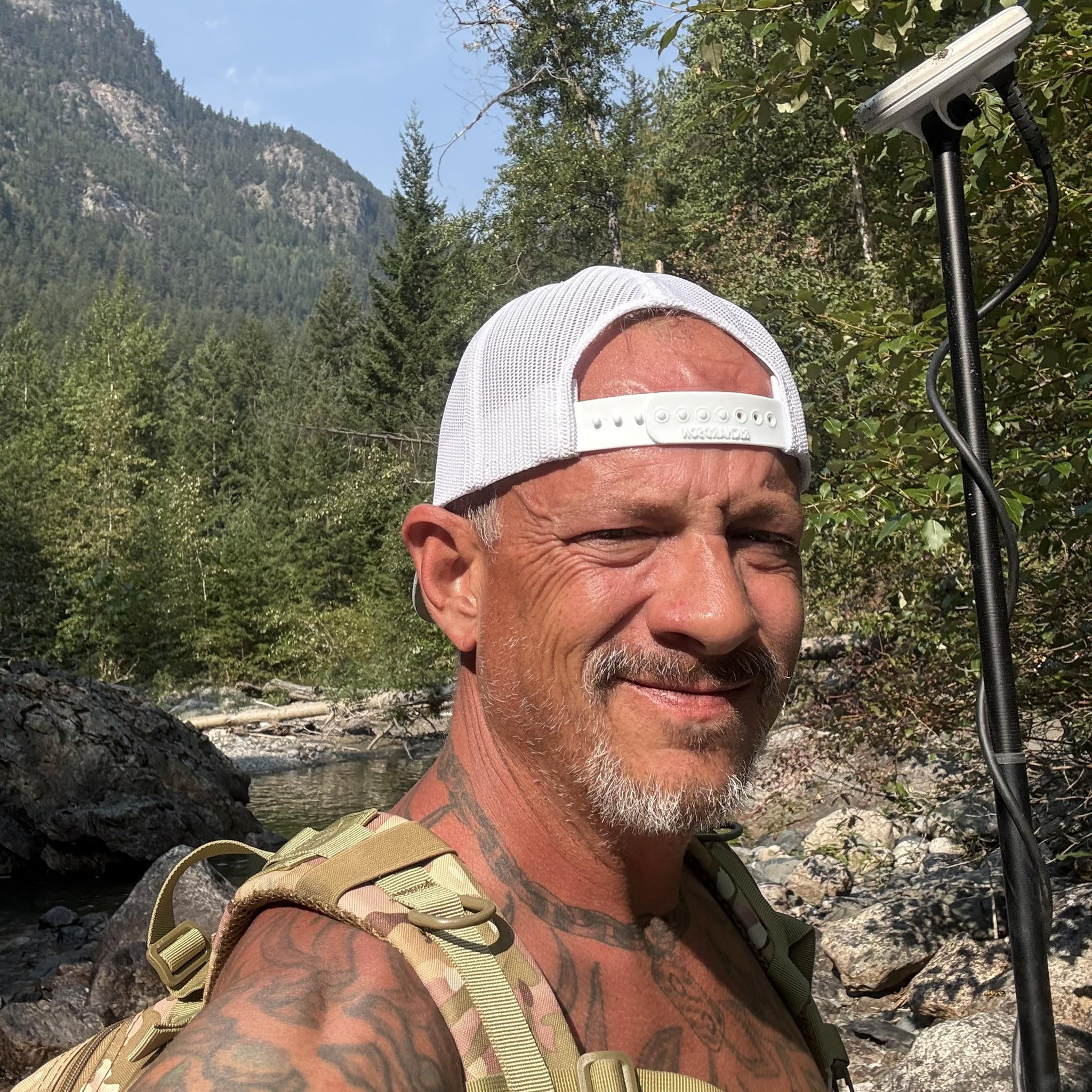 Mark Oldenburg Goldstream Placer Gold pan was too small. I had to use a ...