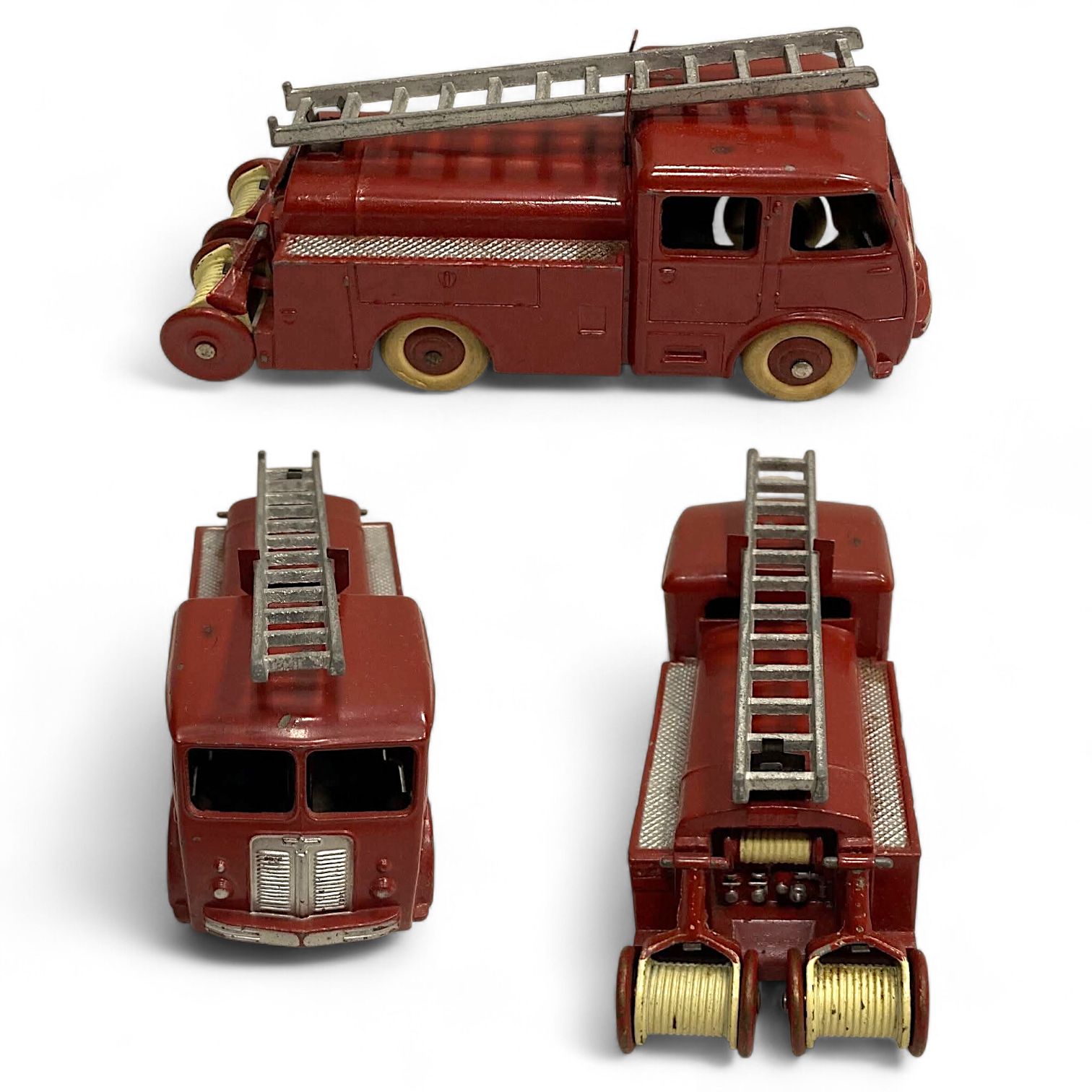 1950's Dinky Toys #32E Berliet 1st Secours Fire Truck W/ Rubber